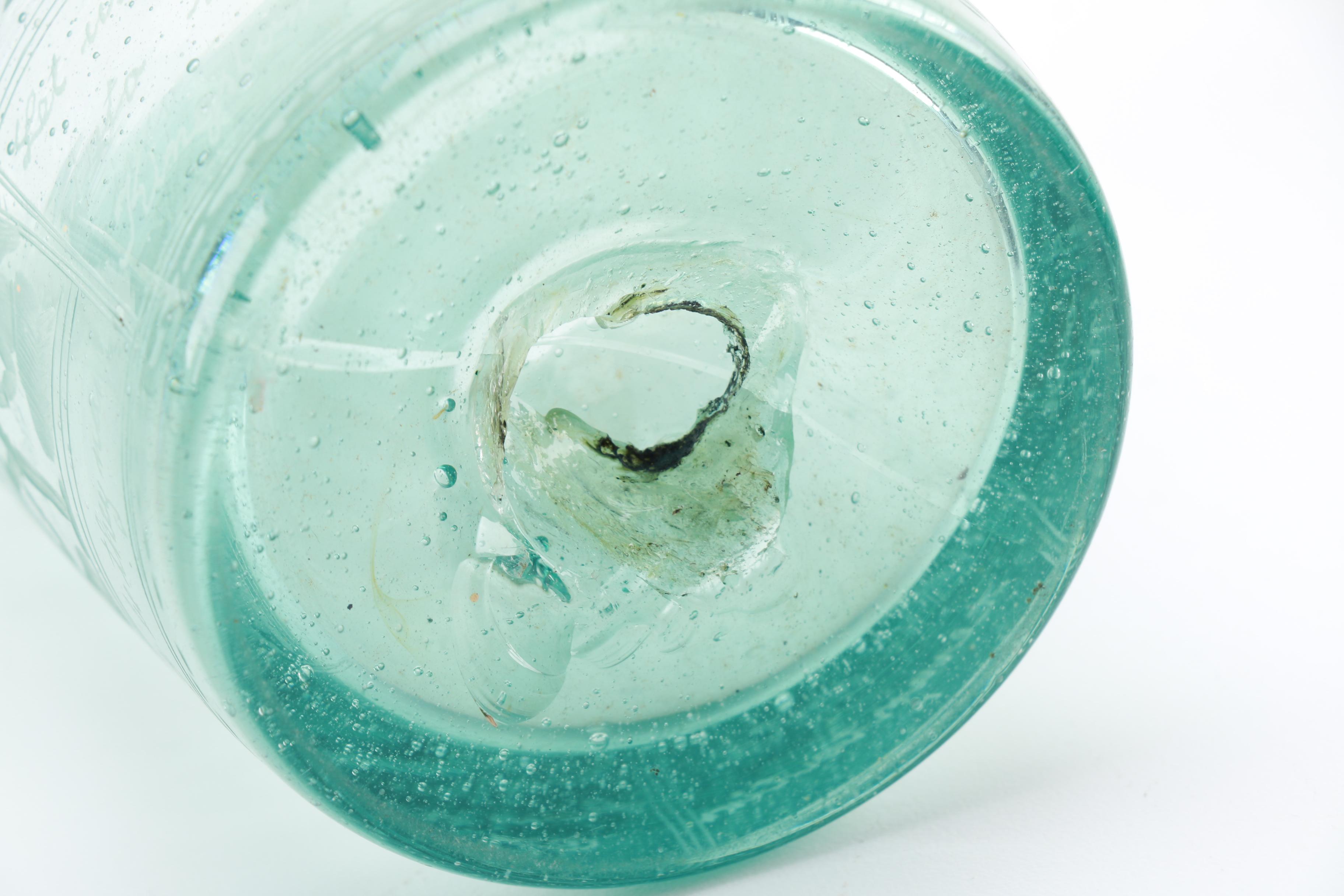 Handblown Glass "Lord's Prayer" Vase