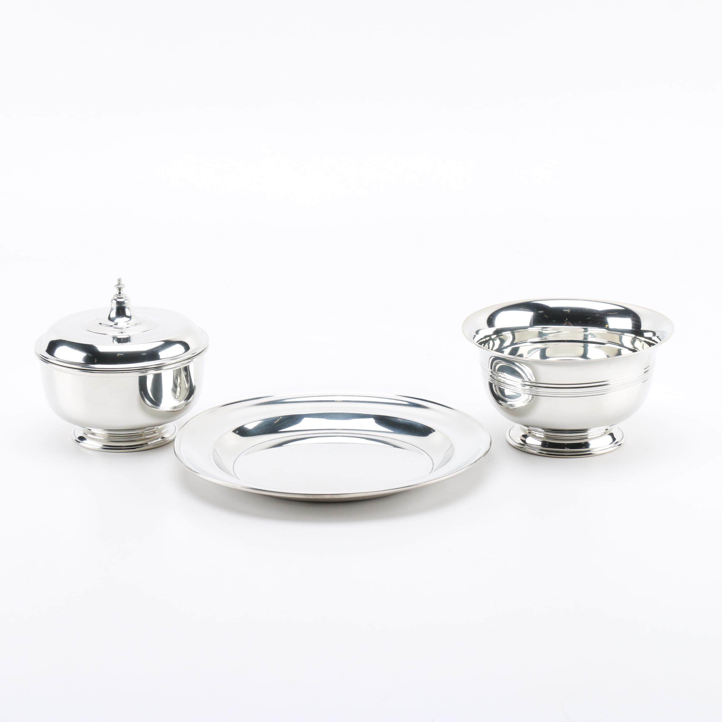 Williamsburg Pewter Dishes