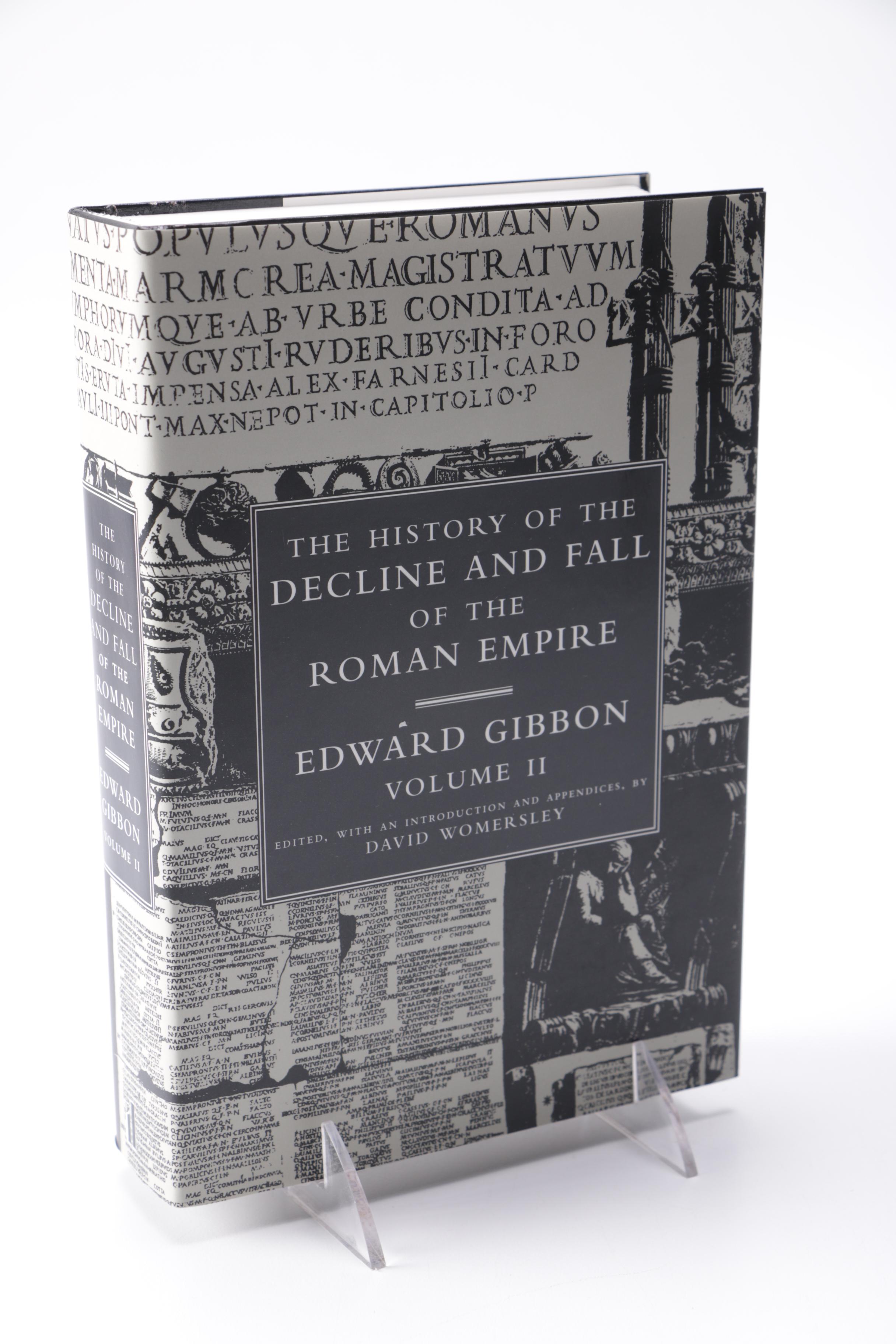 Three-Volume "The History of the Decline and Fall of the Roman Empire" by Edward Gibbon