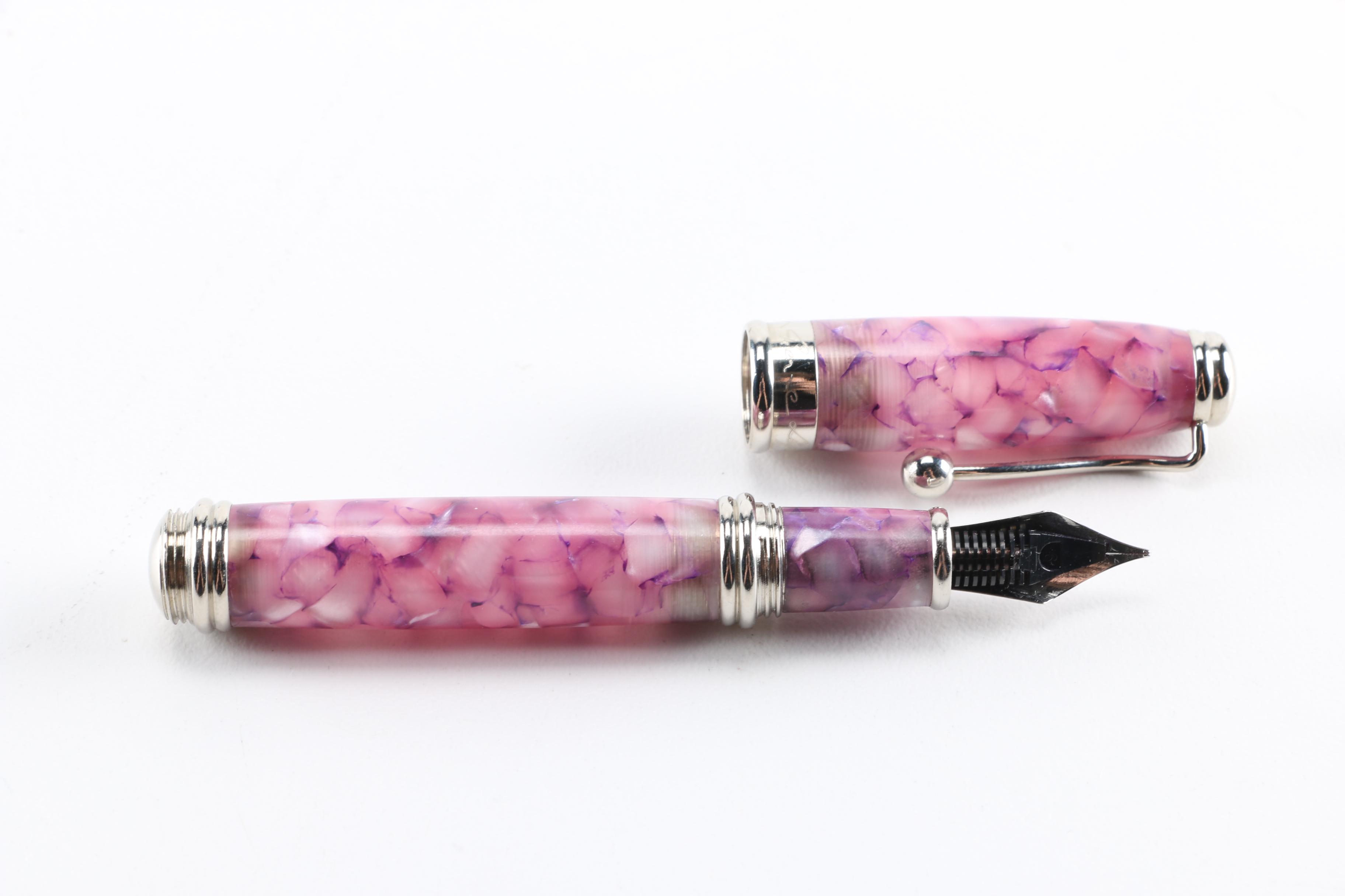 Assortment of Fountain Pens With Sterling Silver Bookmark