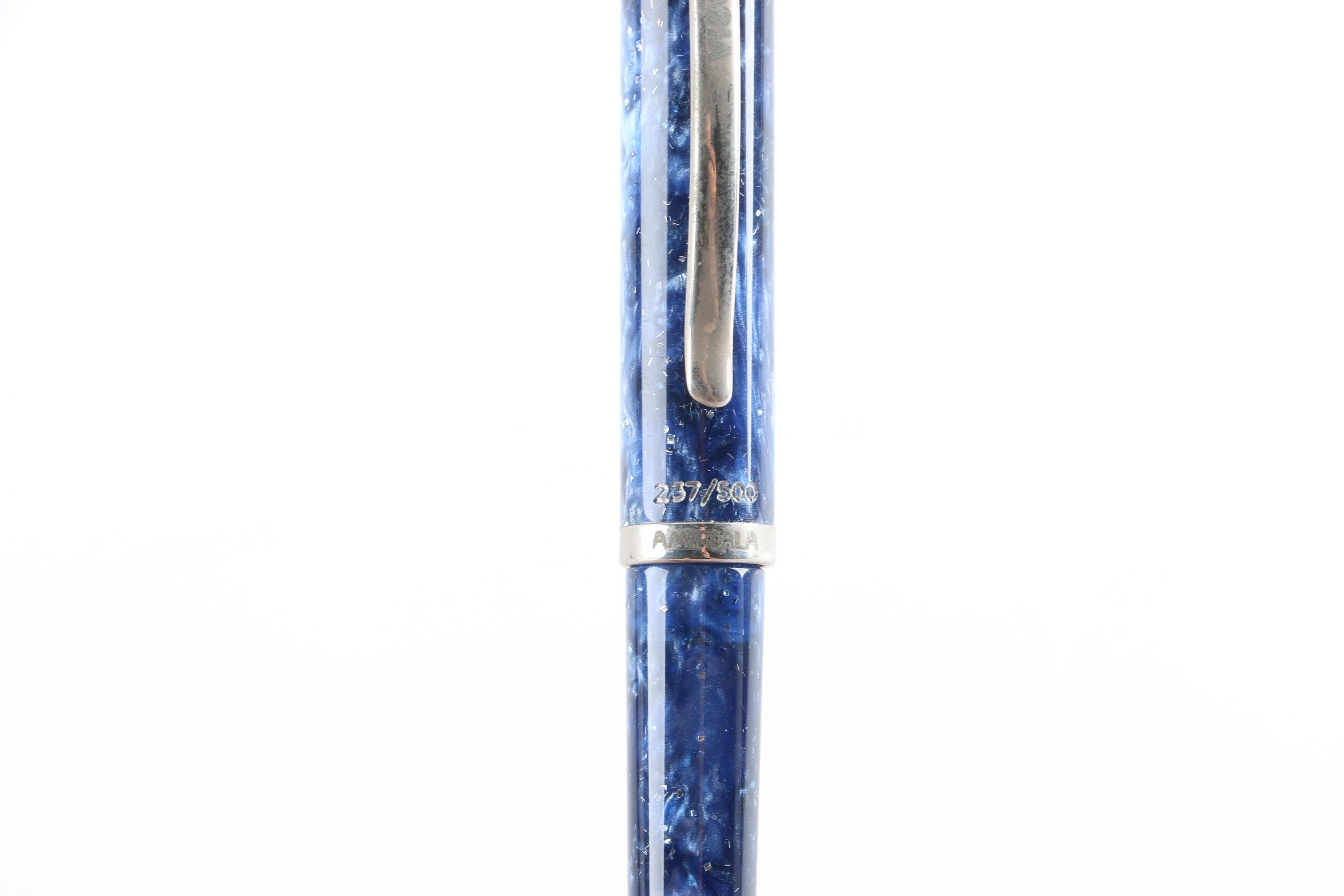 Assortment of Fountain Pens With Sterling Silver Bookmark