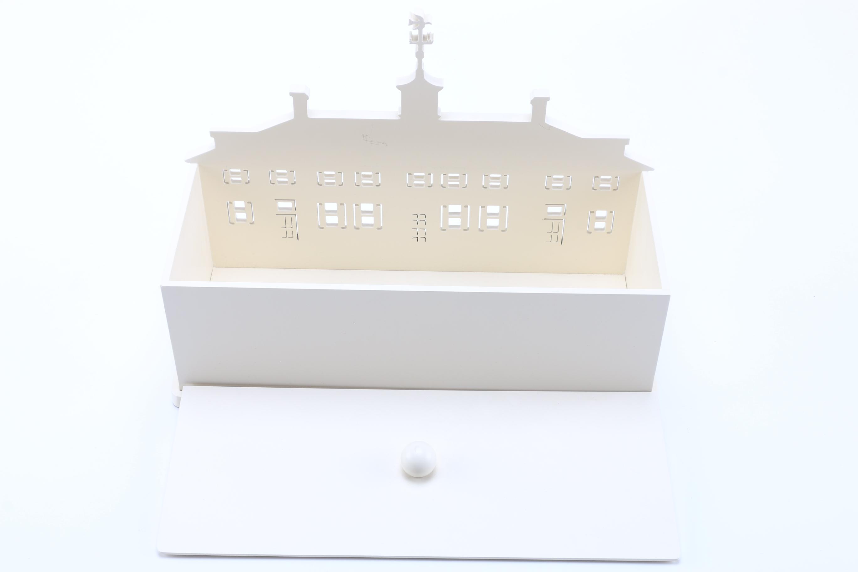 Colonial Building Shaped Box by Brandywine Woodcrafts