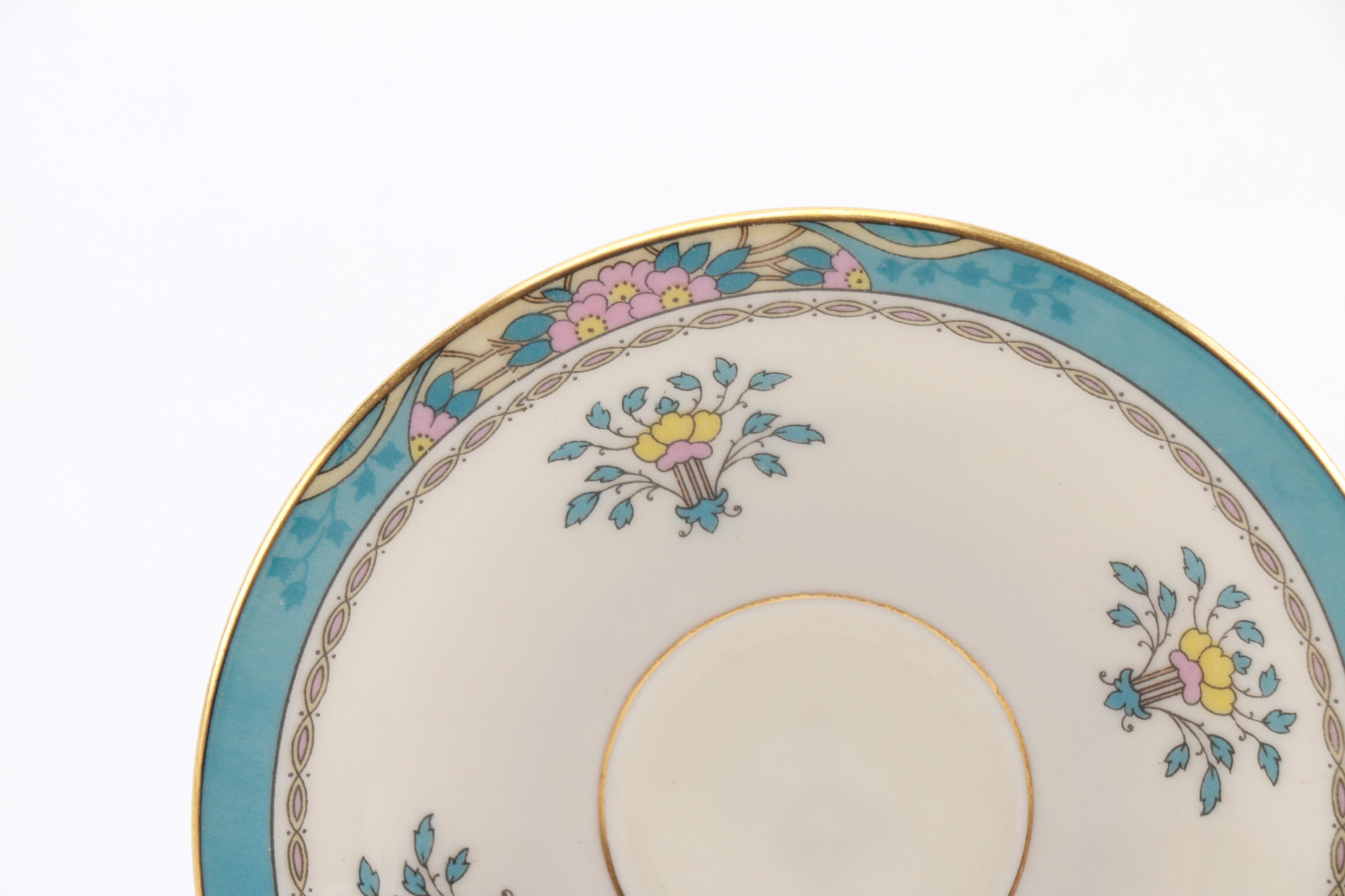 Lenox "Blue Tree" Tea Cups and Saucers