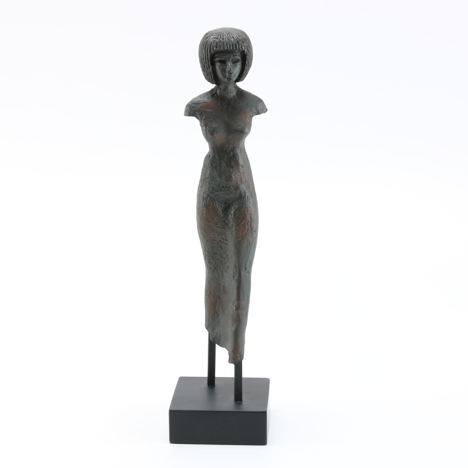 Reproduction Egyptian Statuette From the Musée du Louvre