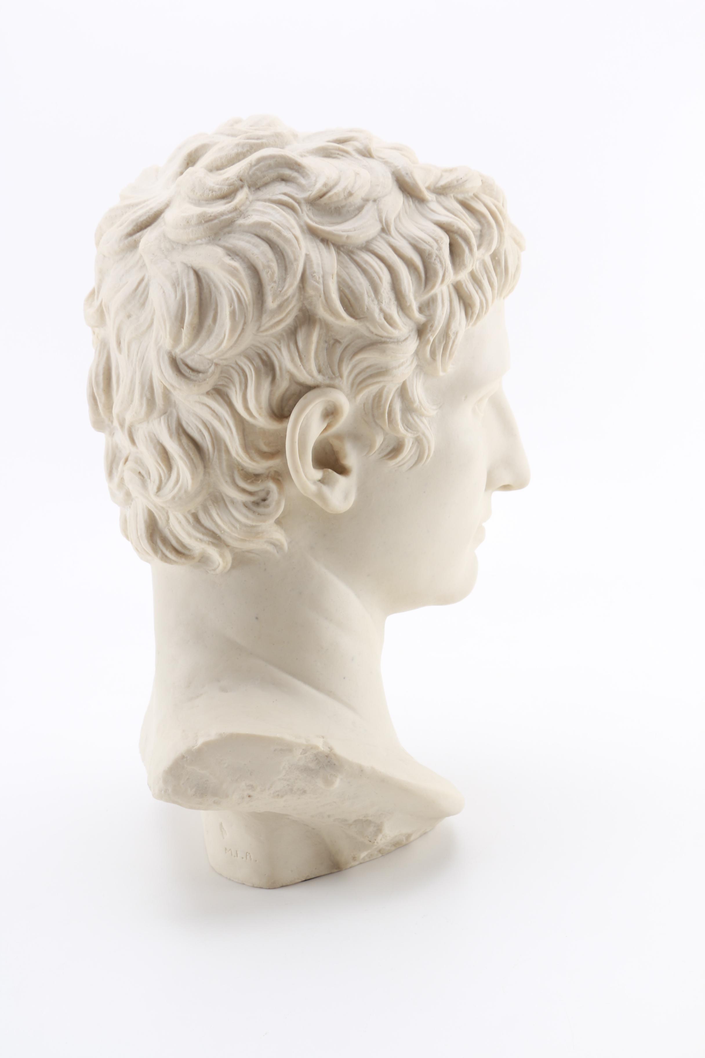 Reproduction Resin Bust of Caesar Augustus