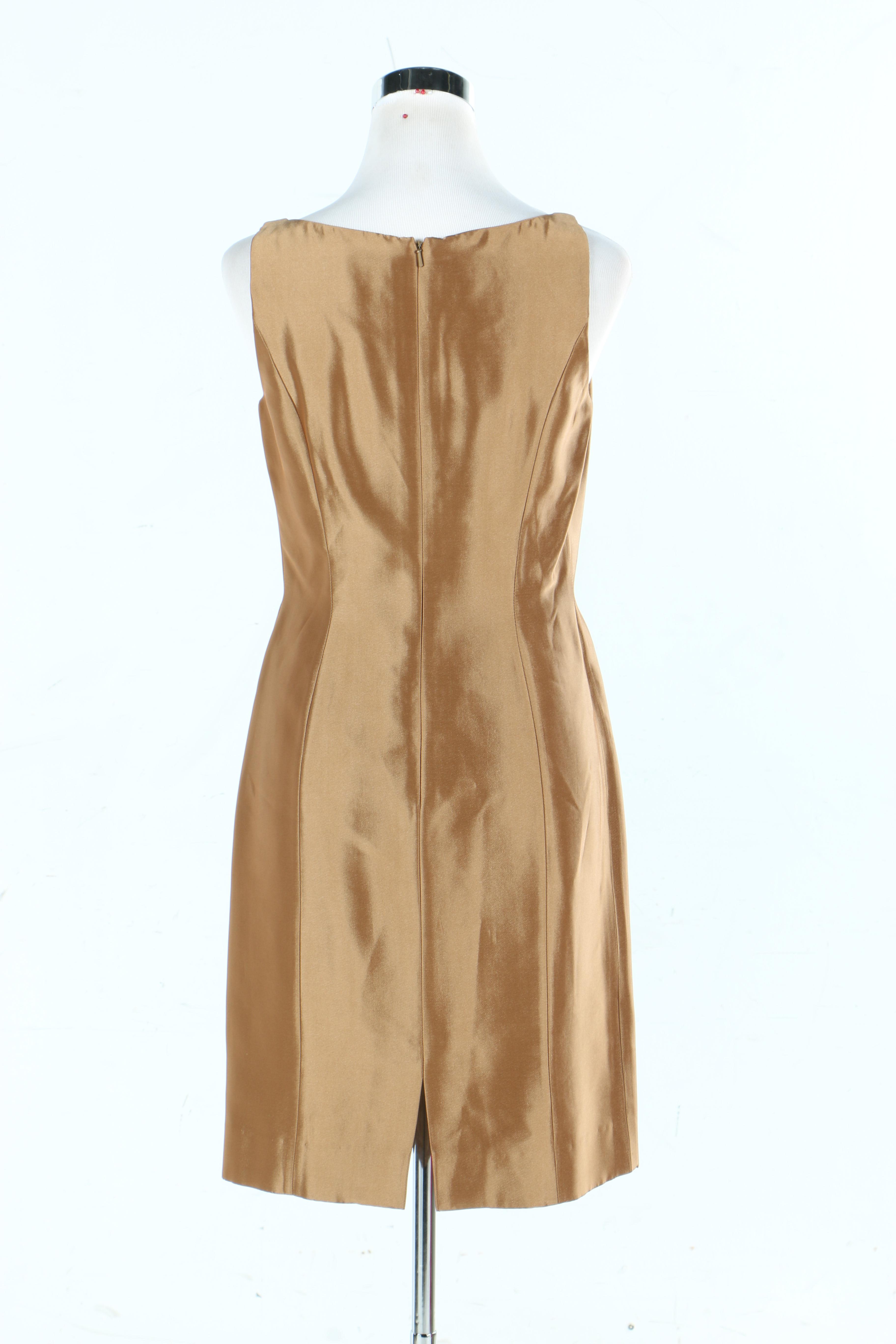 Gold and Red Evening Wear Including Kay Unger