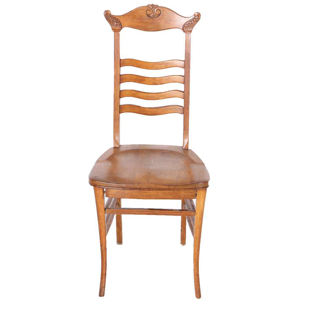 Vintage Ladderback Side Chair