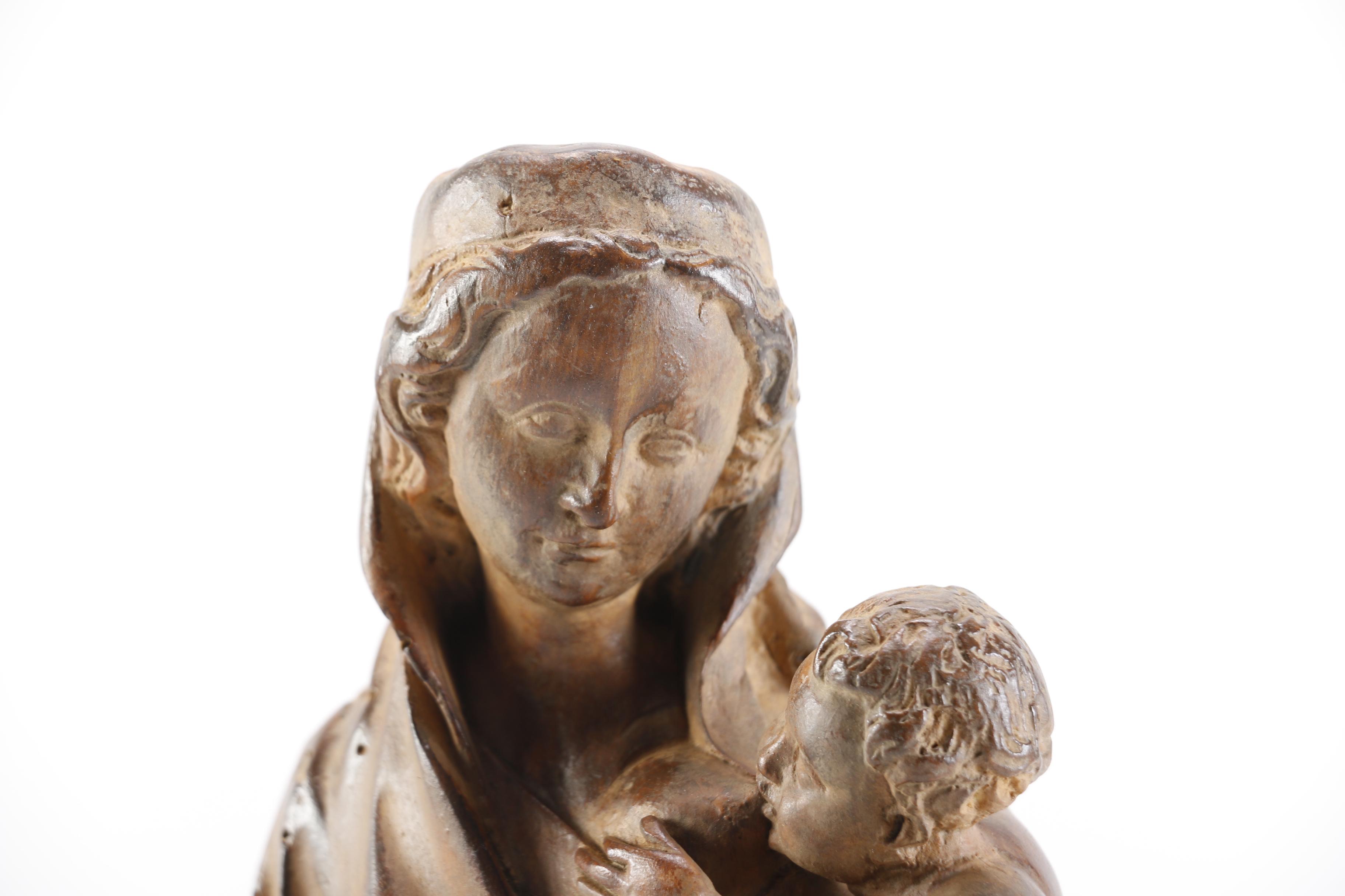 Louvre Museum Reproduction of Virgin and Child