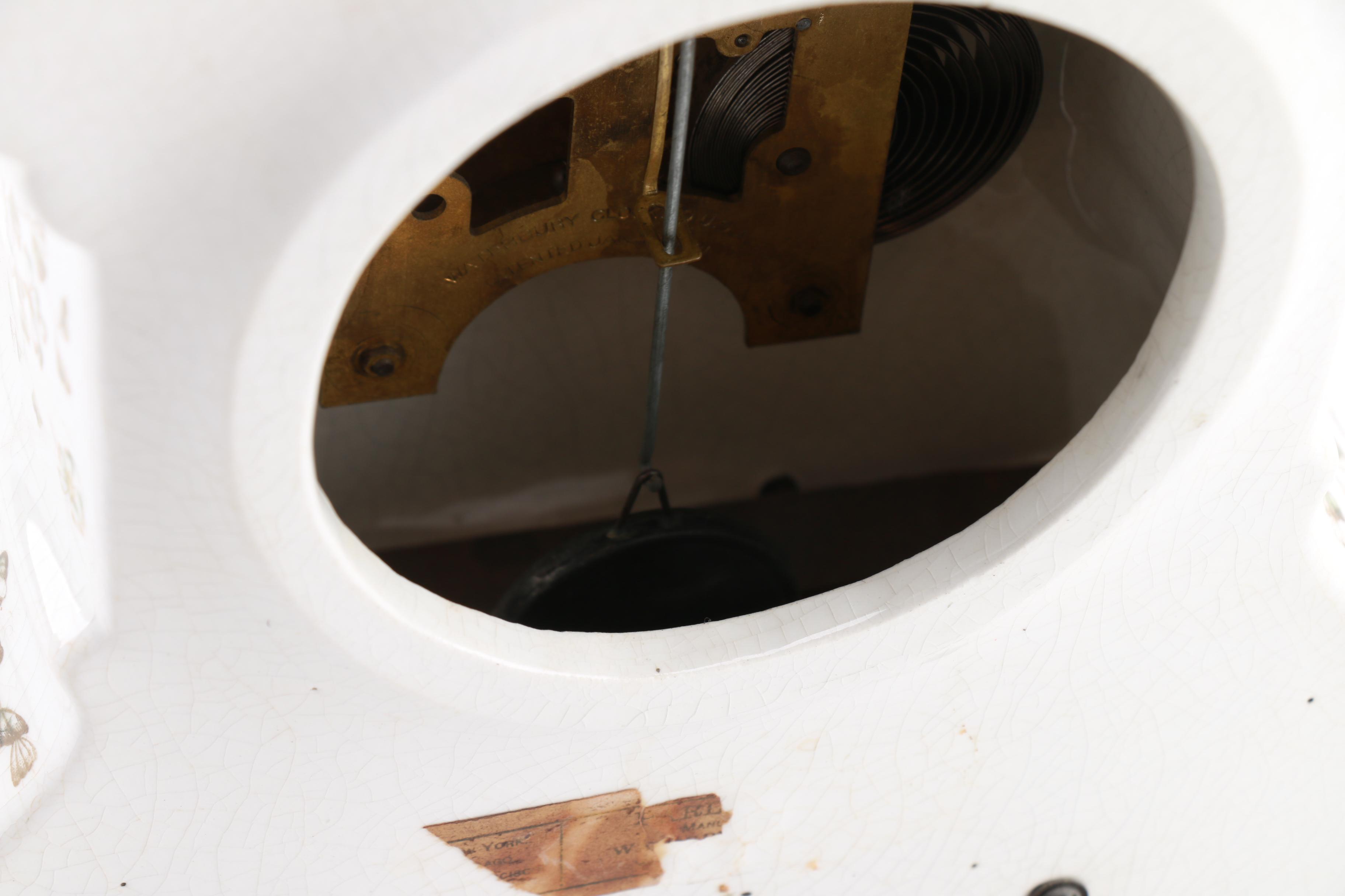 Antique Porcelain Mantel Clock