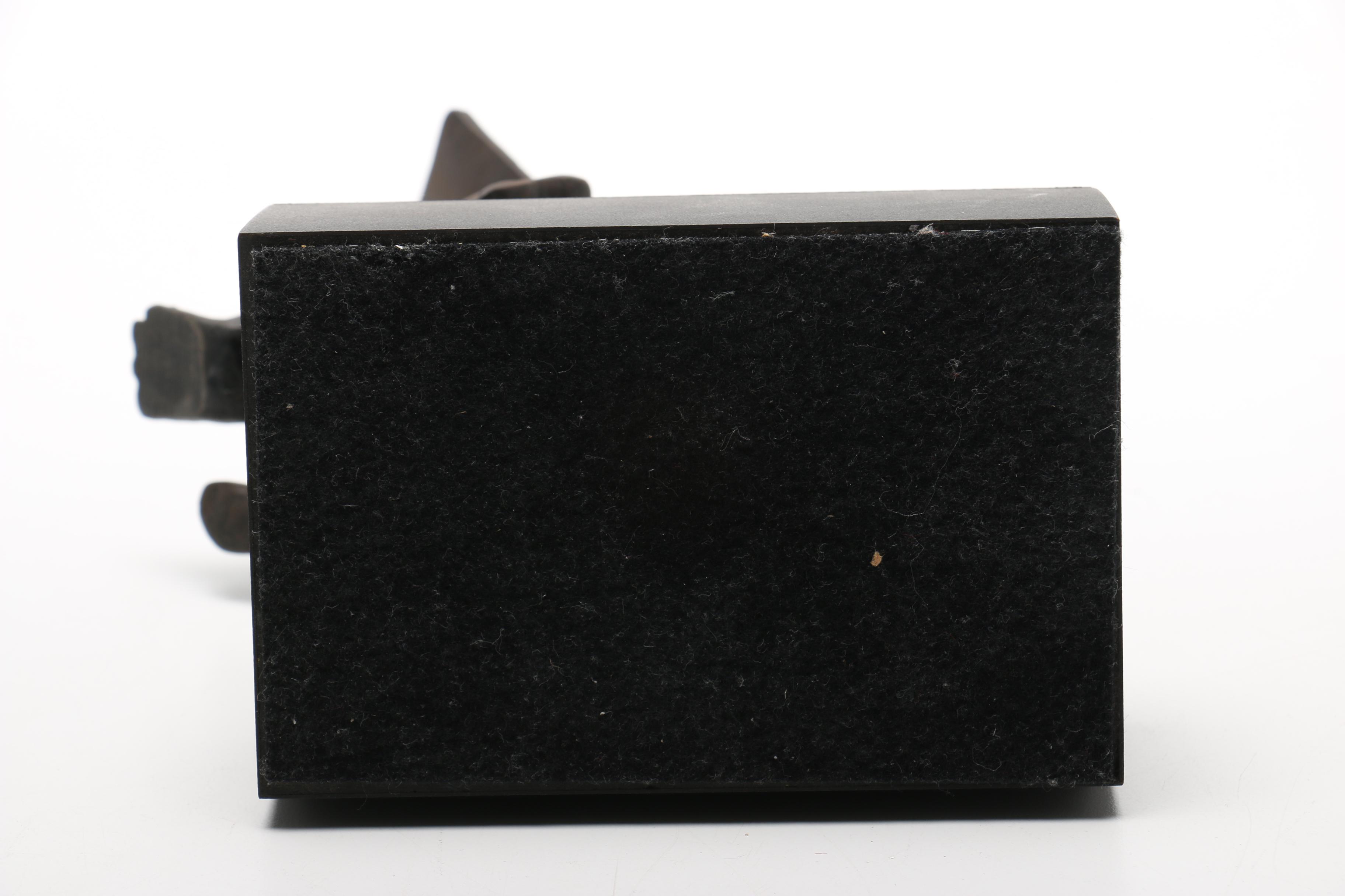 Replica Statue of Monk-Scribe Riding a Wyvern