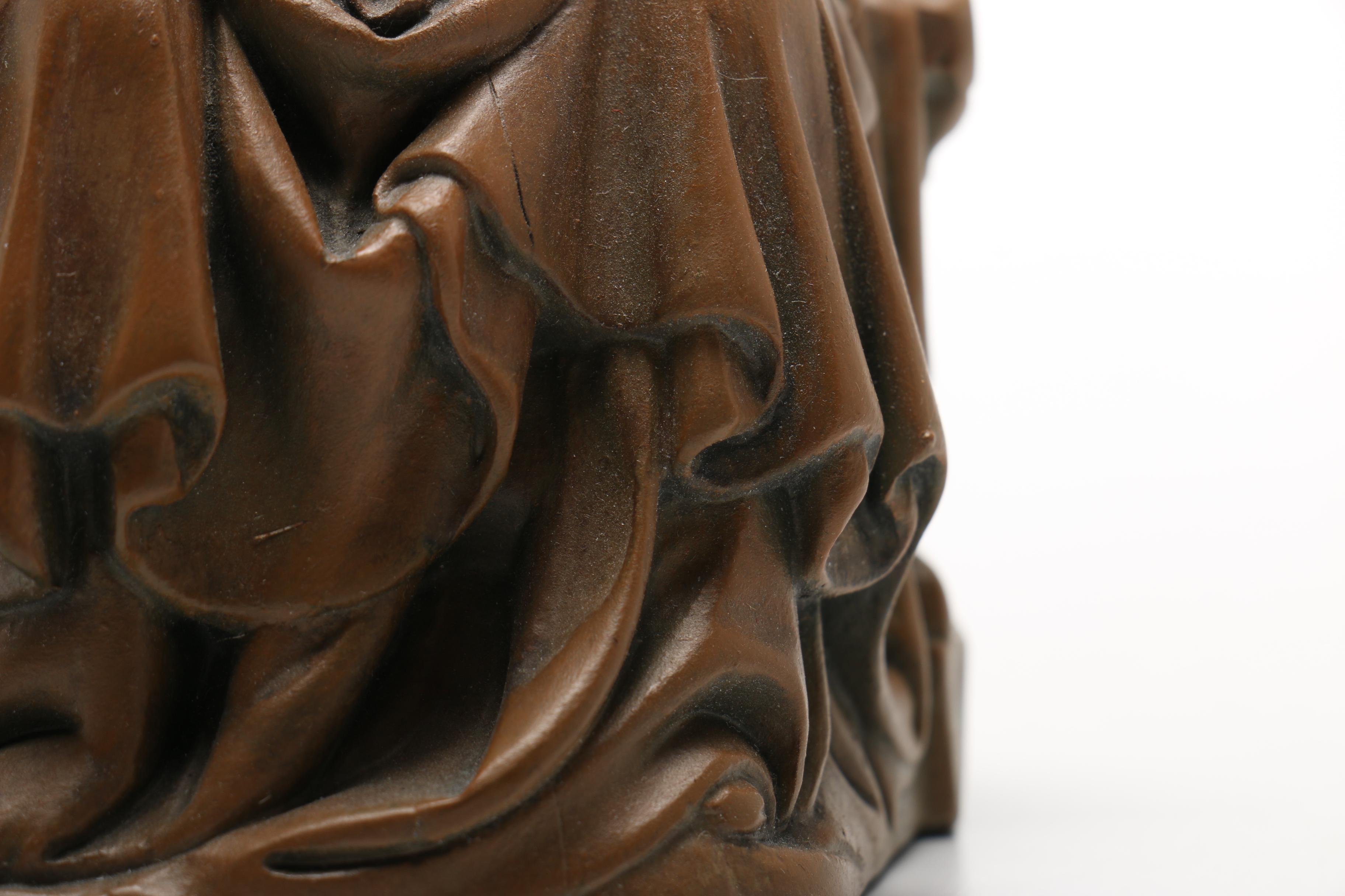 Metropolitan Museum of Art Seated Virgin and Child Reproduction Sculpture