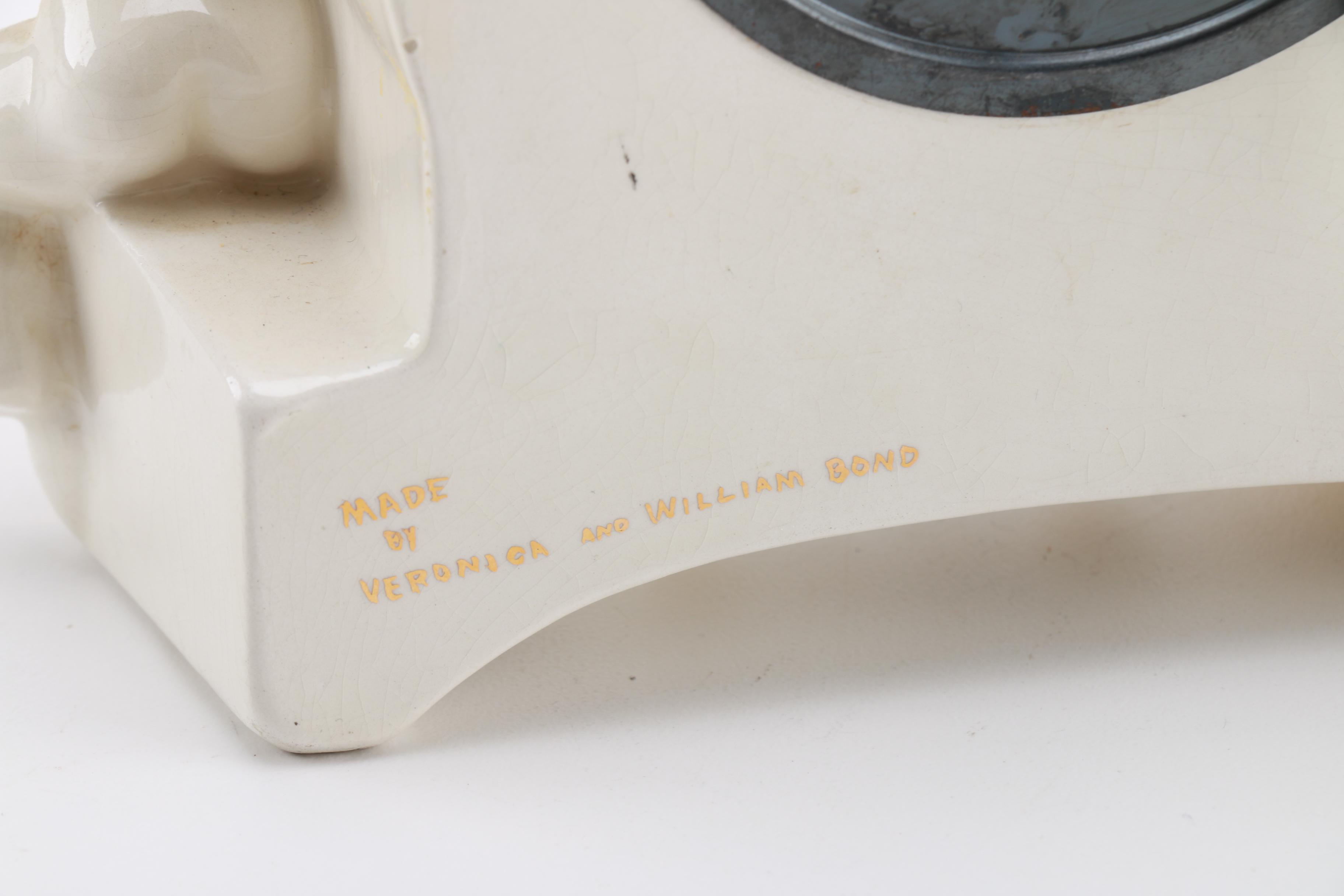 Vintage Lanshire Self Starting Mantel Clock