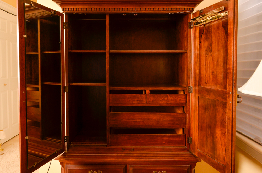 Georgian Style Cherry Armoire by Pennsylvania House