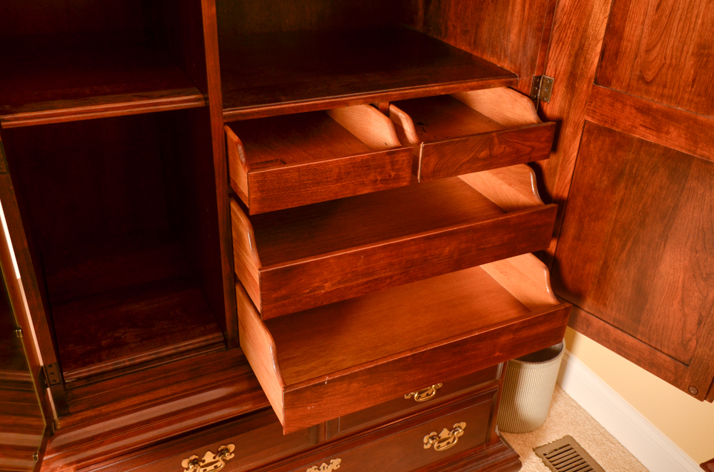Georgian Style Cherry Armoire by Pennsylvania House
