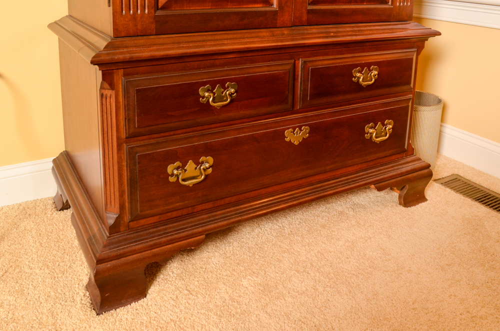 Georgian Style Cherry Armoire by Pennsylvania House