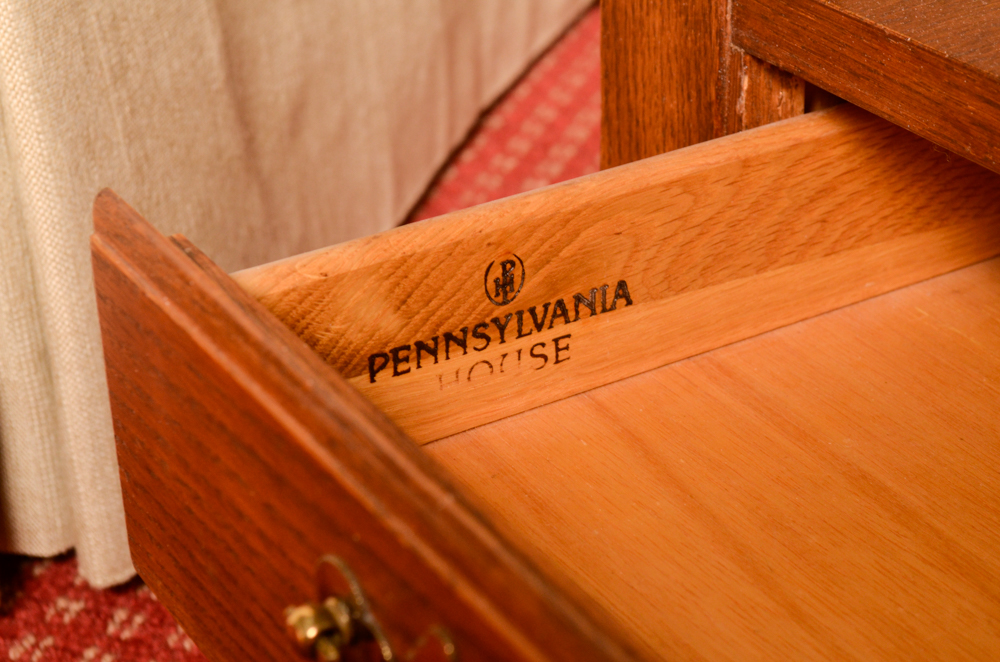 Turned Oak Side Table by Pennsylvania House