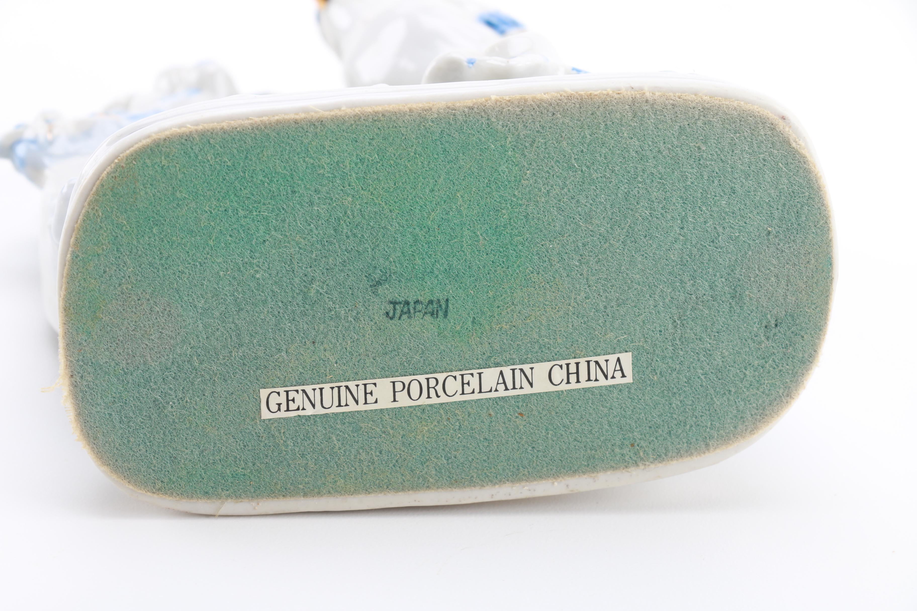 Linden Porcelain Blue Jay Alarm Clock