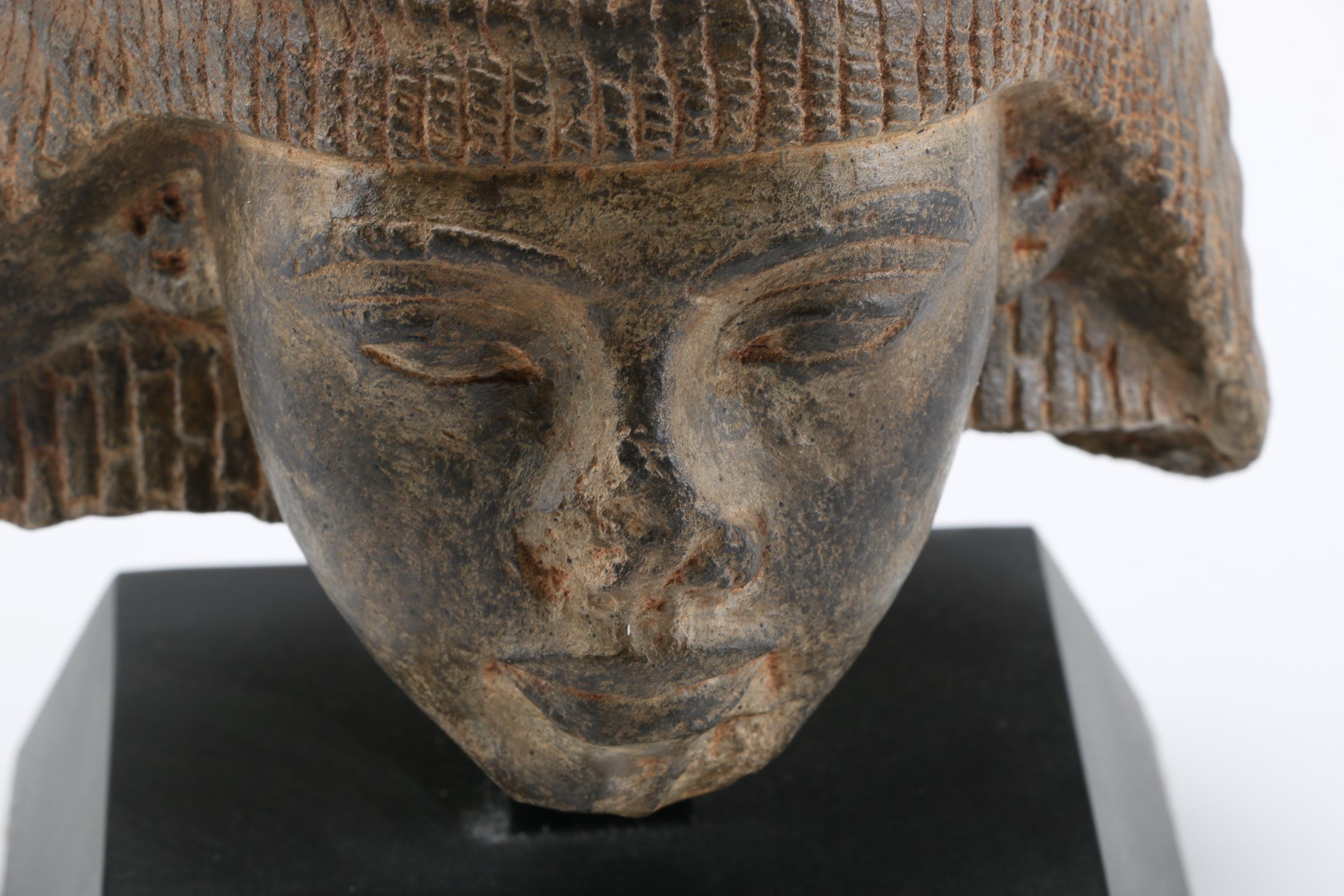 Museum Reproduction Egyptian Head Bust