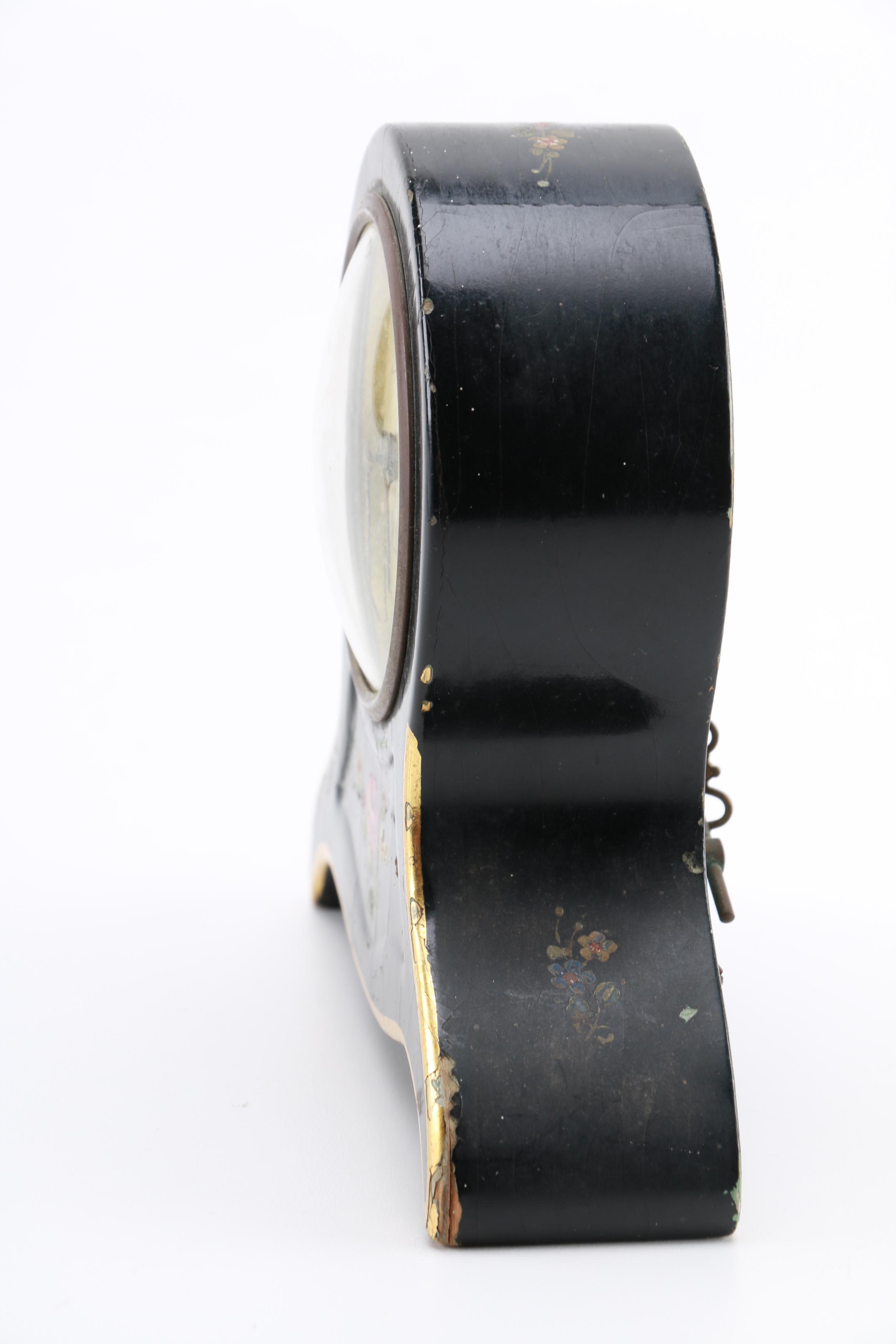 Vintage Wooden Mantel Clock