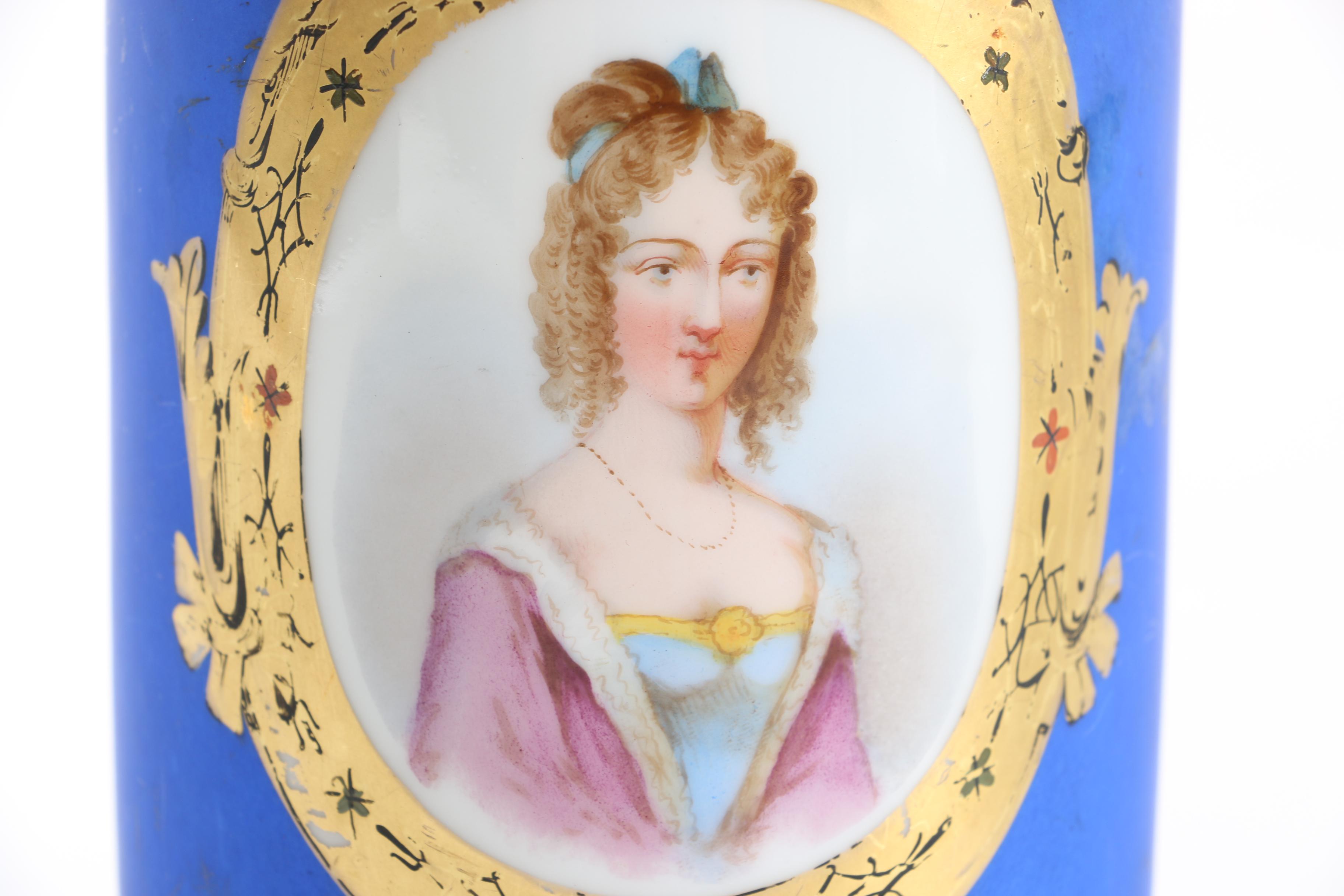 Potschappel Style Figurine and Decorative Vase