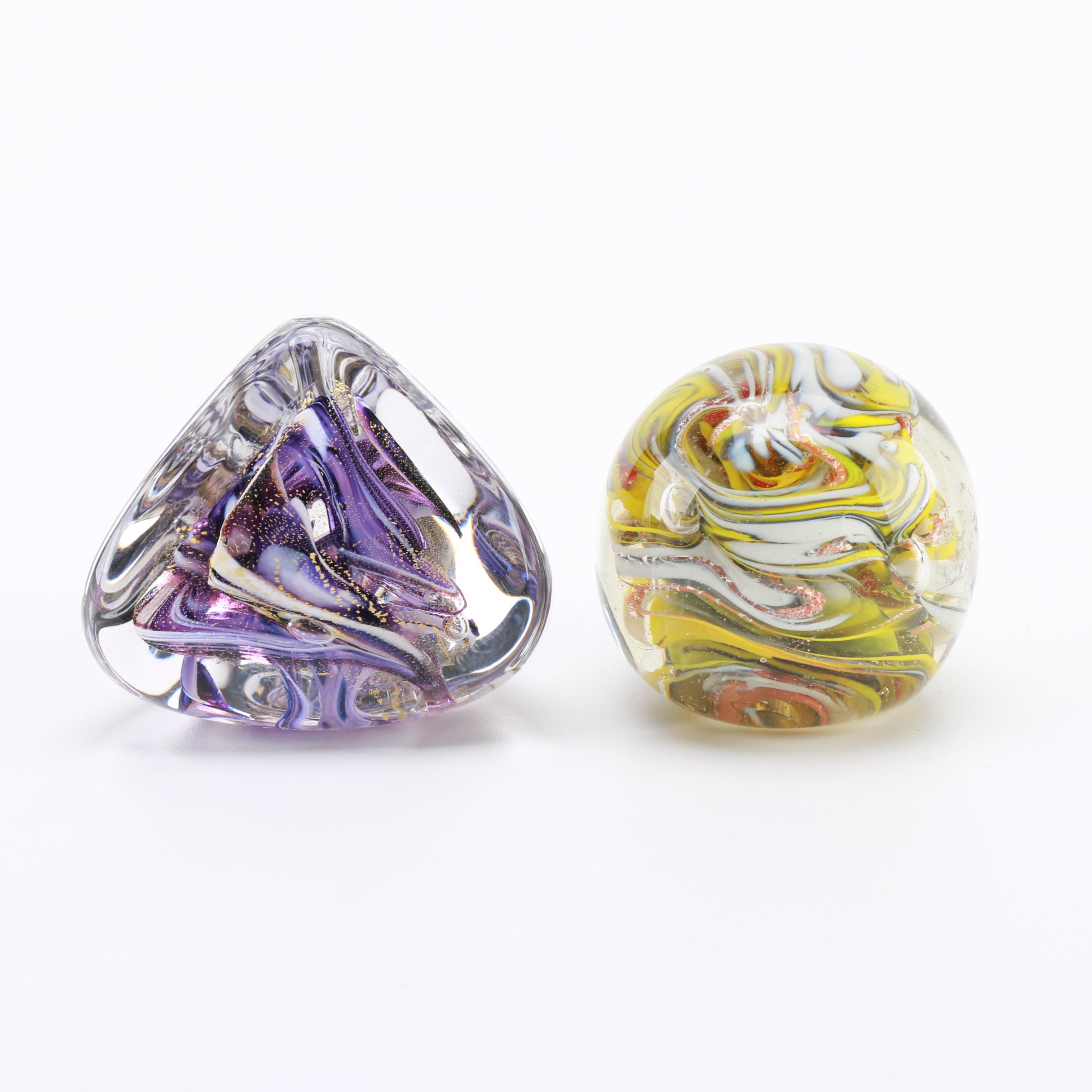 Art Glass Paper Weights