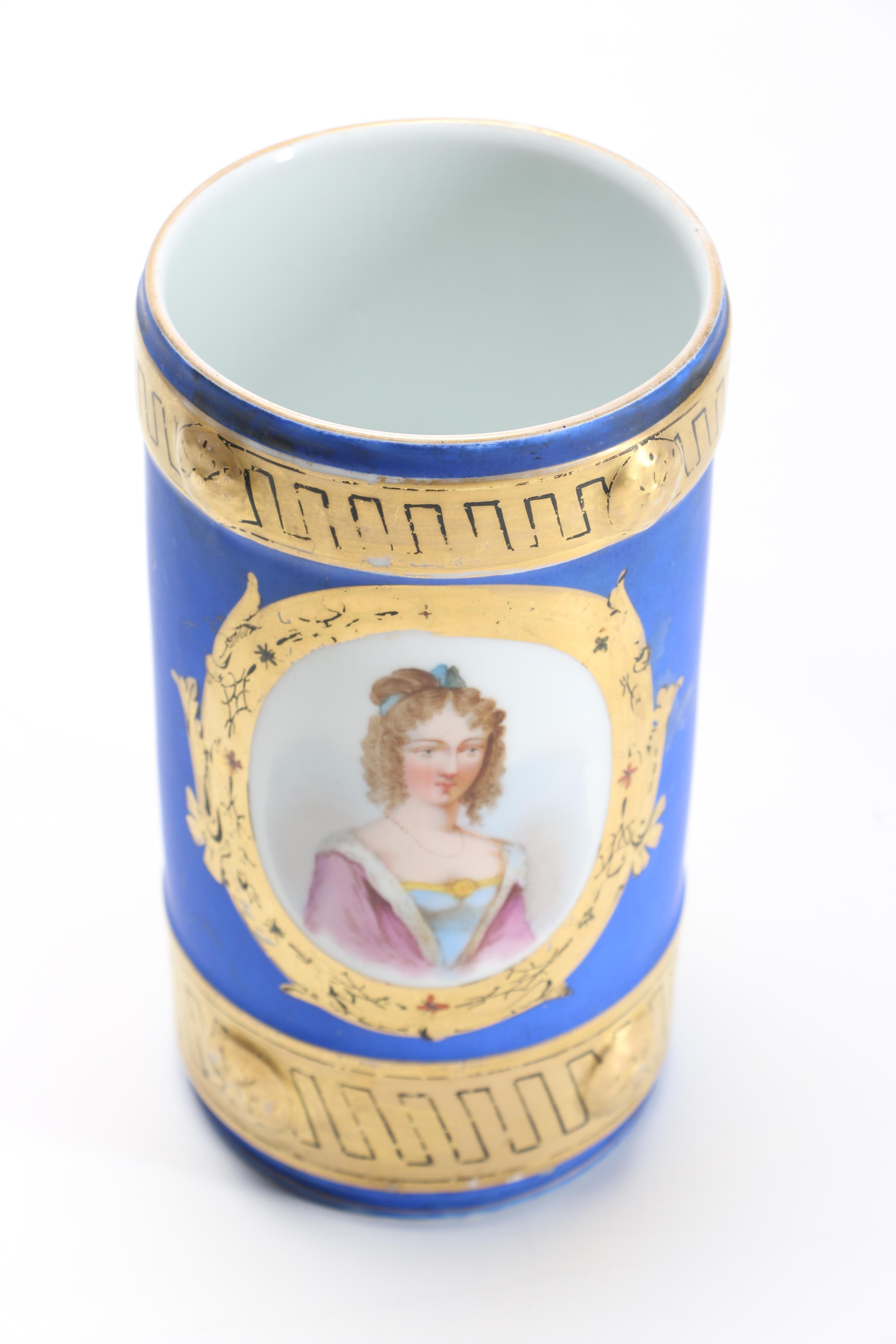 Potschappel Style Figurine and Decorative Vase