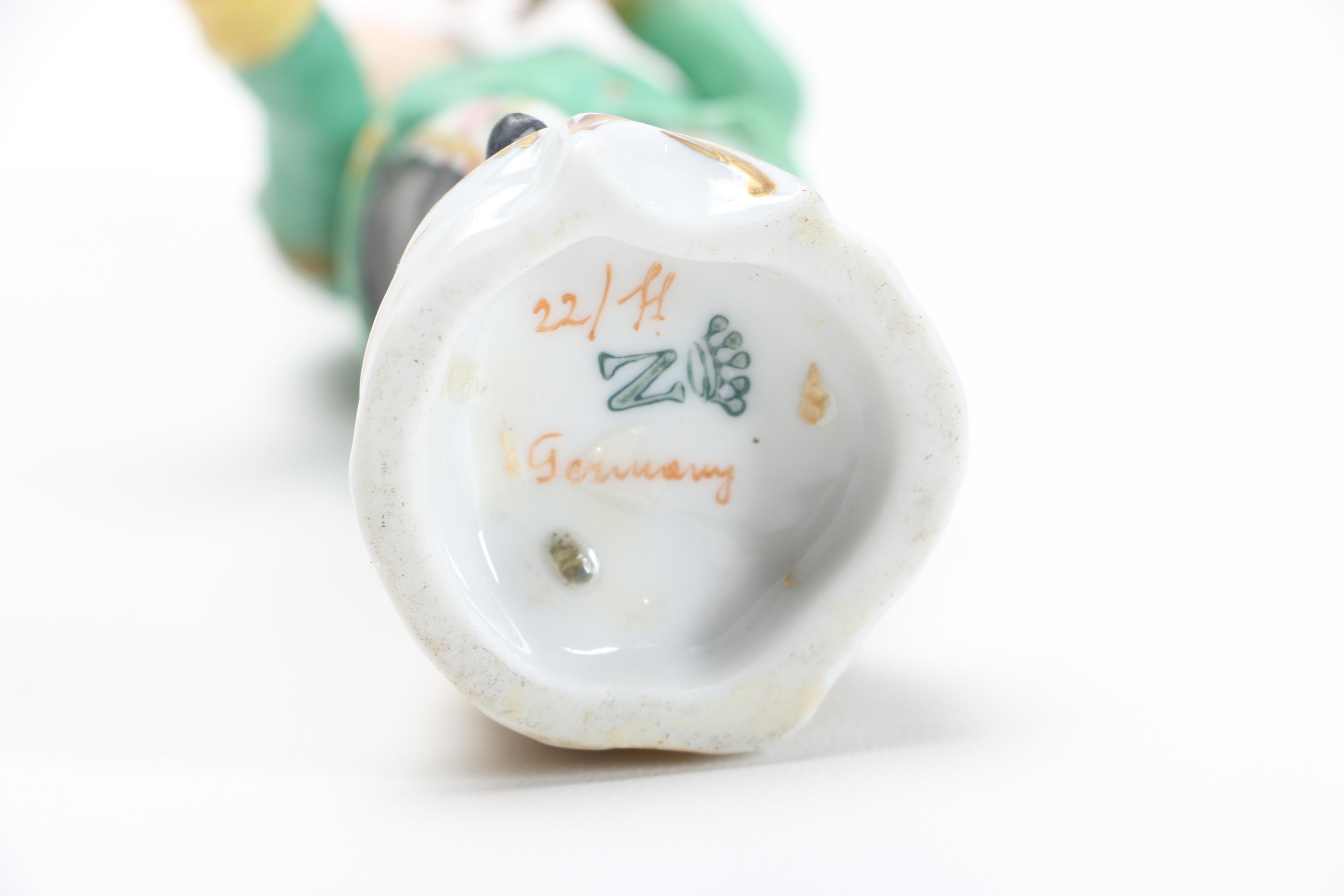 Potschappel Style Figurine and Decorative Vase