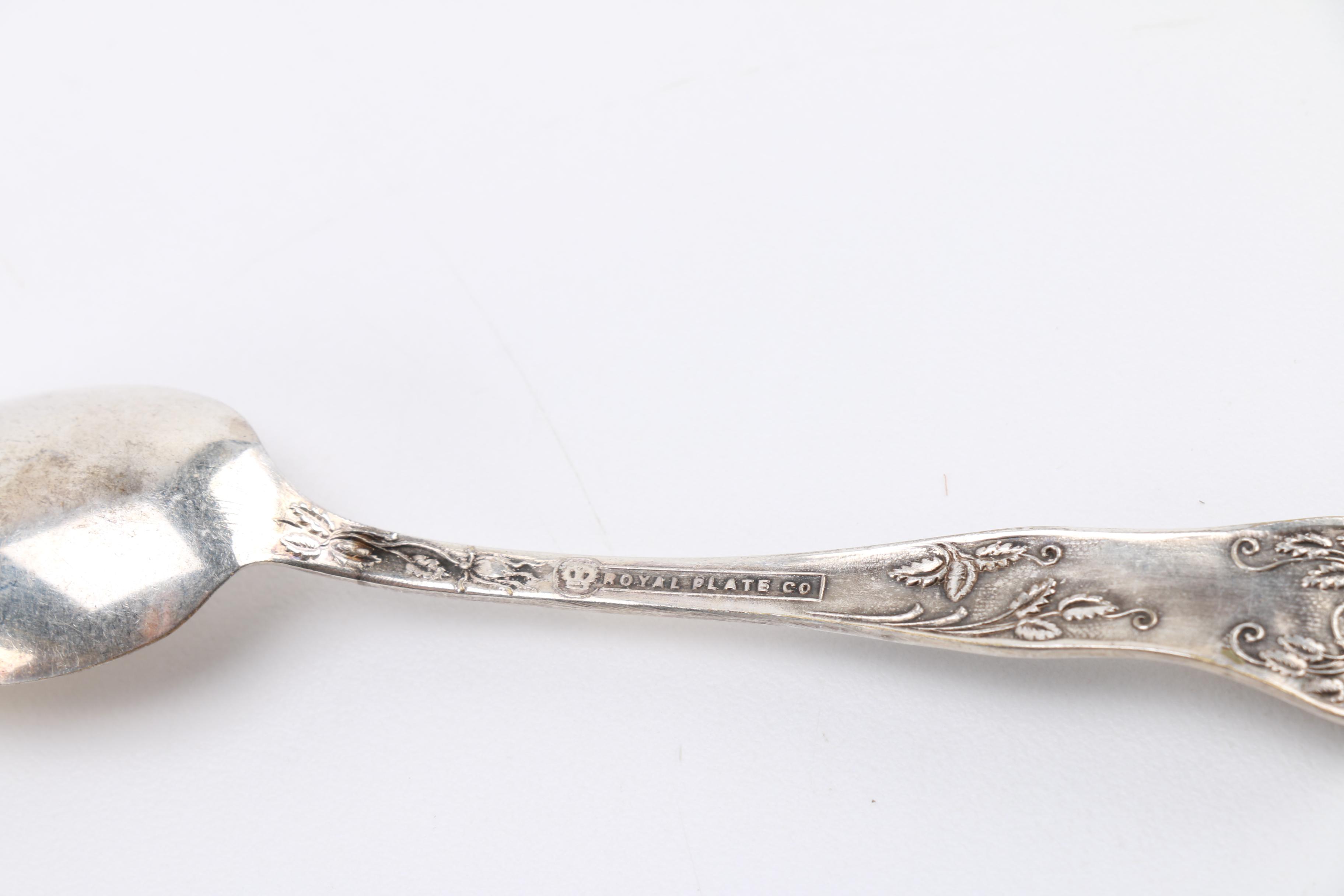 Wm Rogers & Son "Exquisite" Spoon and Other Assorted Silver Plate