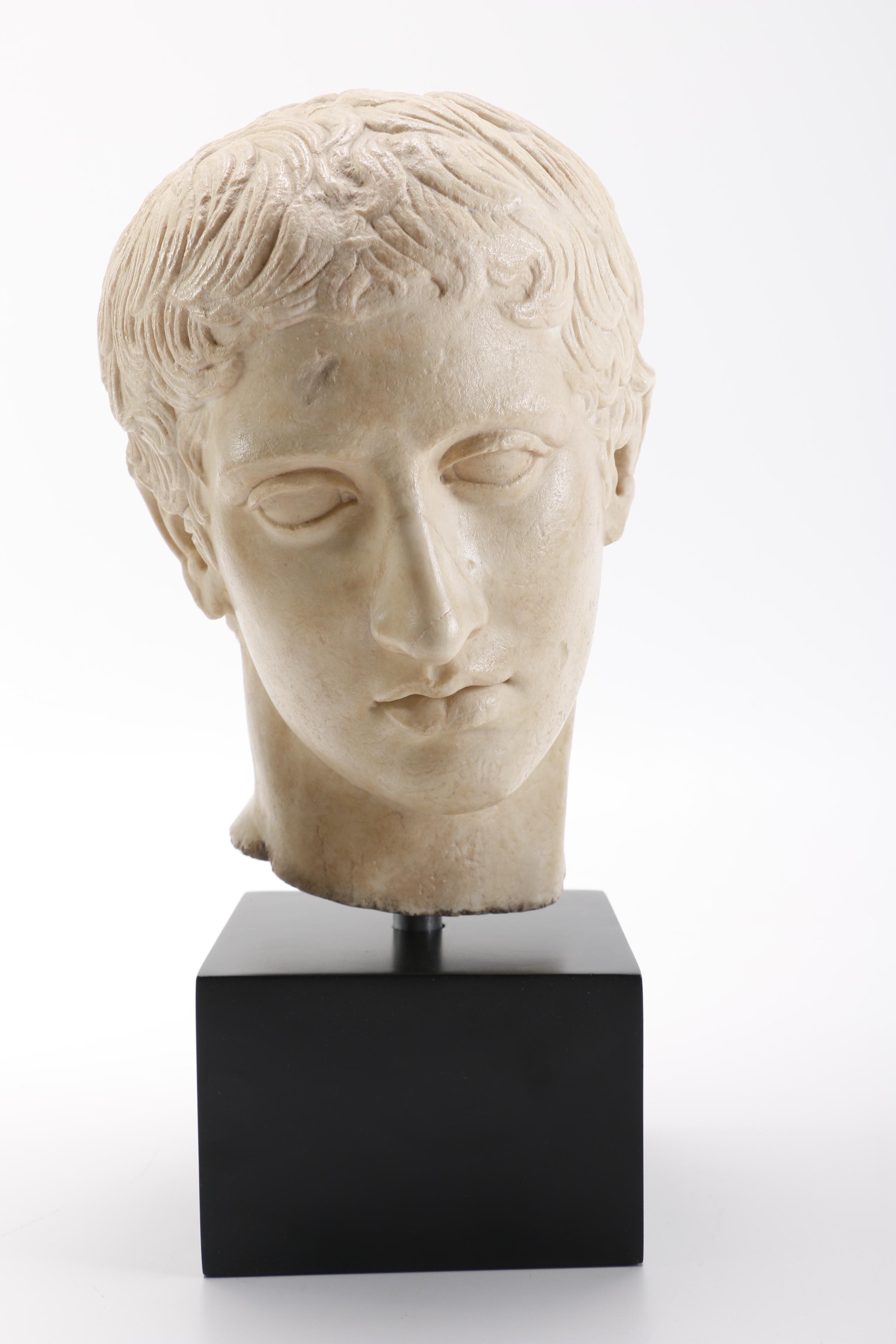 Metropolitan Museum of Art Reproduction "Head of a Young Athlete" Bust