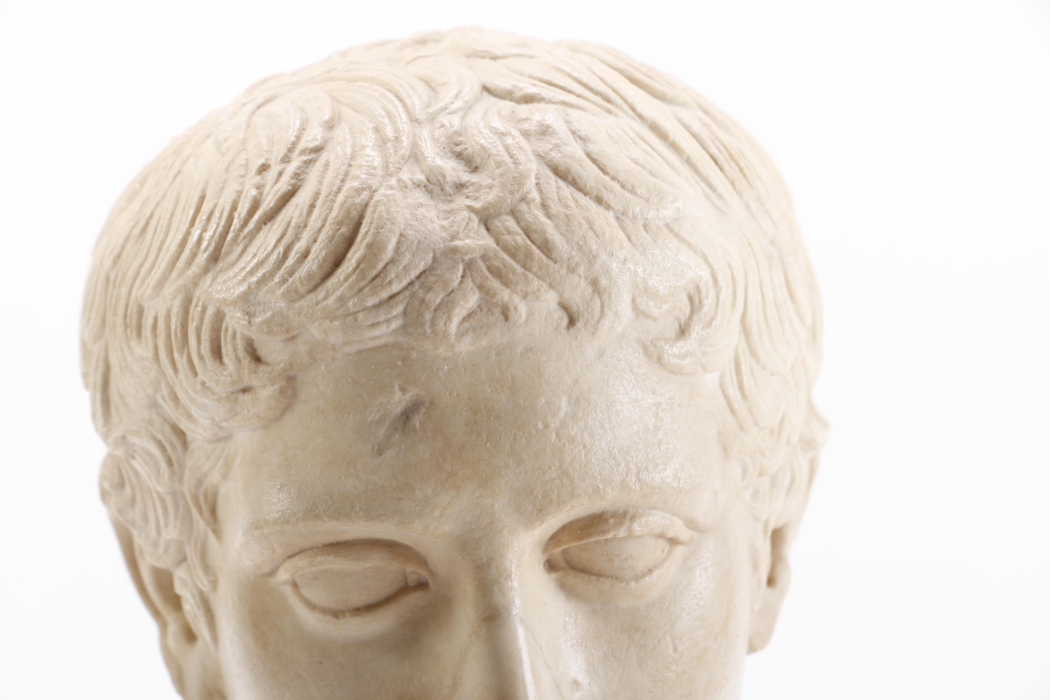 Metropolitan Museum of Art Reproduction "Head of a Young Athlete" Bust