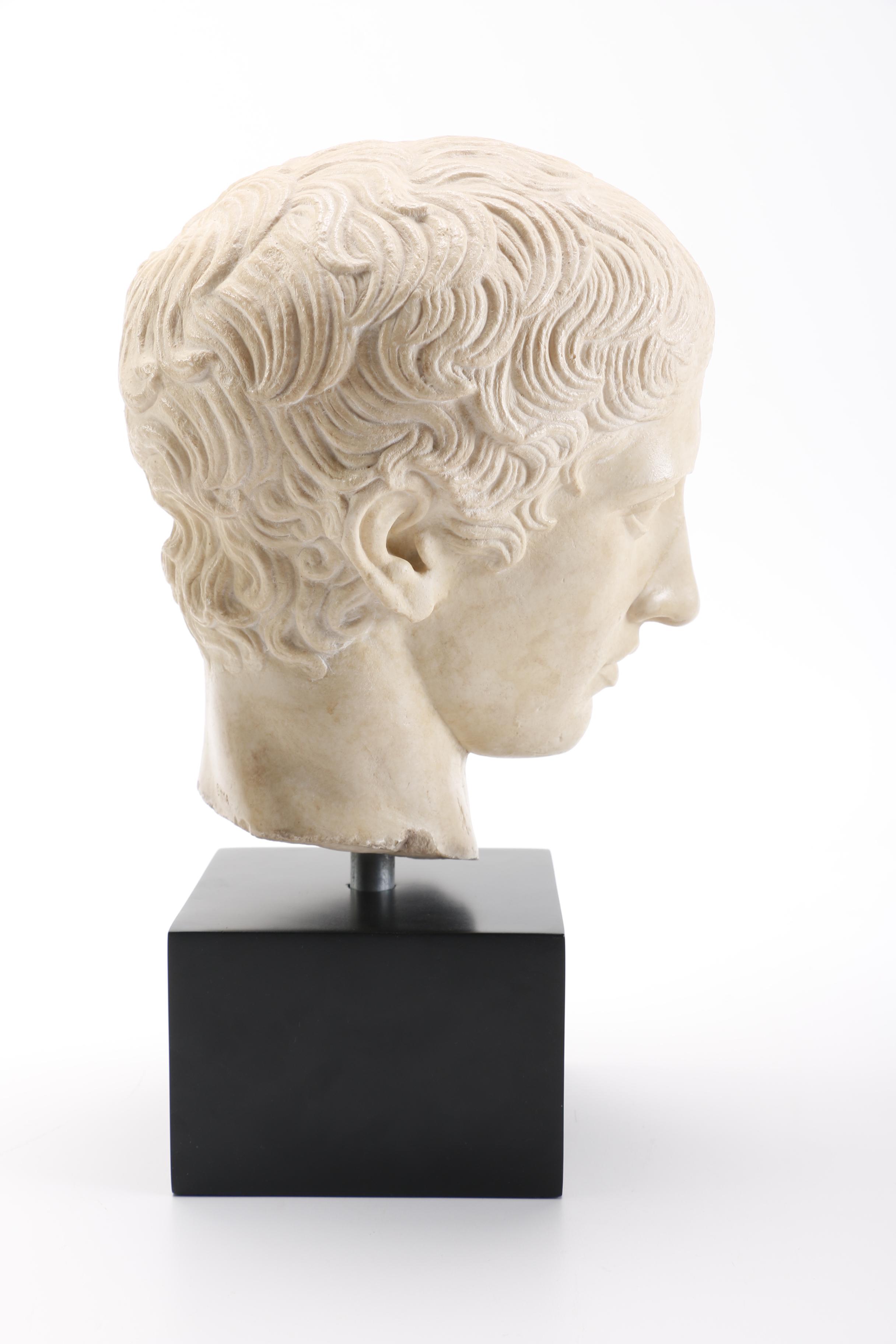 Metropolitan Museum of Art Reproduction "Head of a Young Athlete" Bust