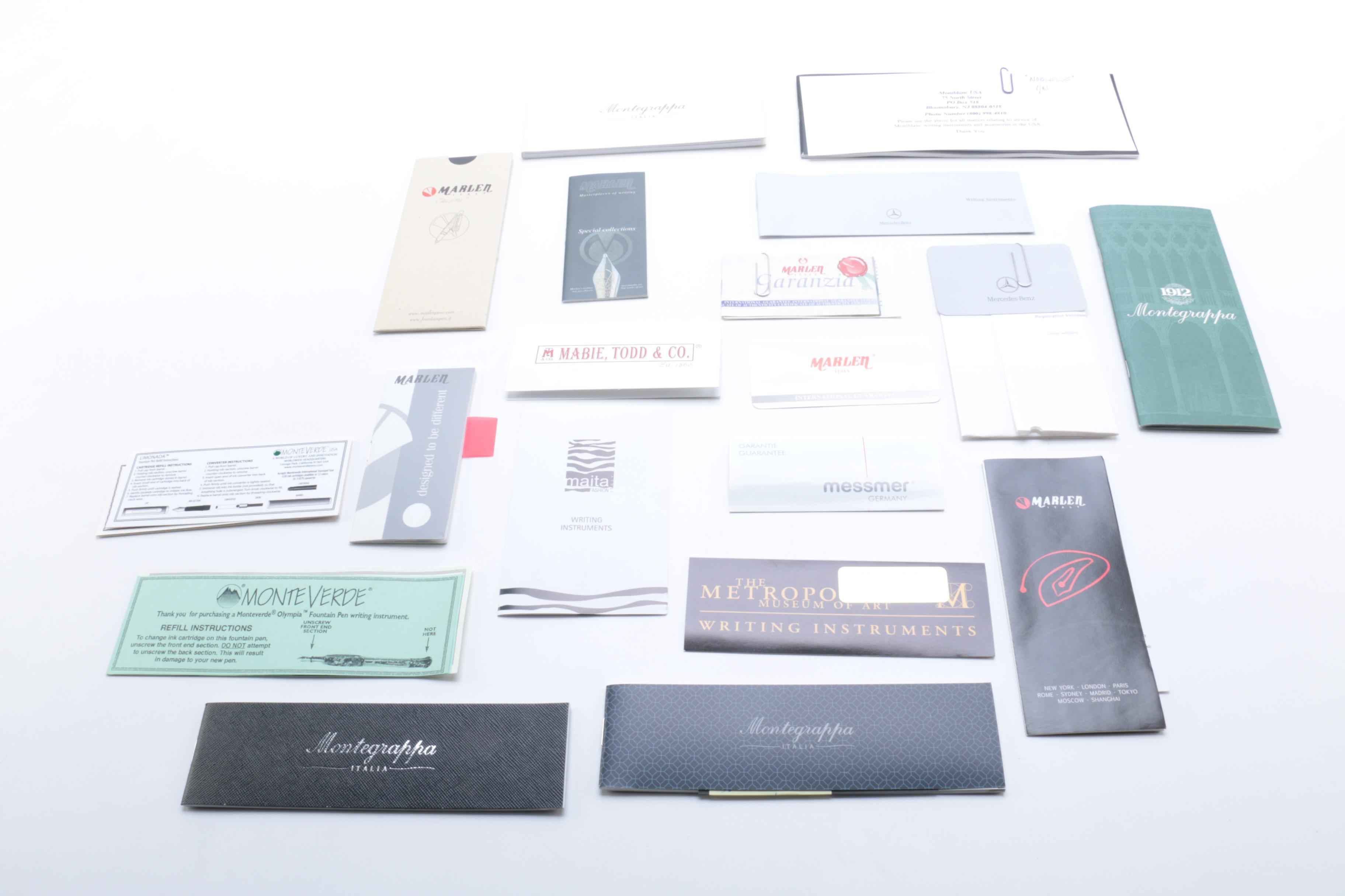 Fountain Pens Including Montegrappa