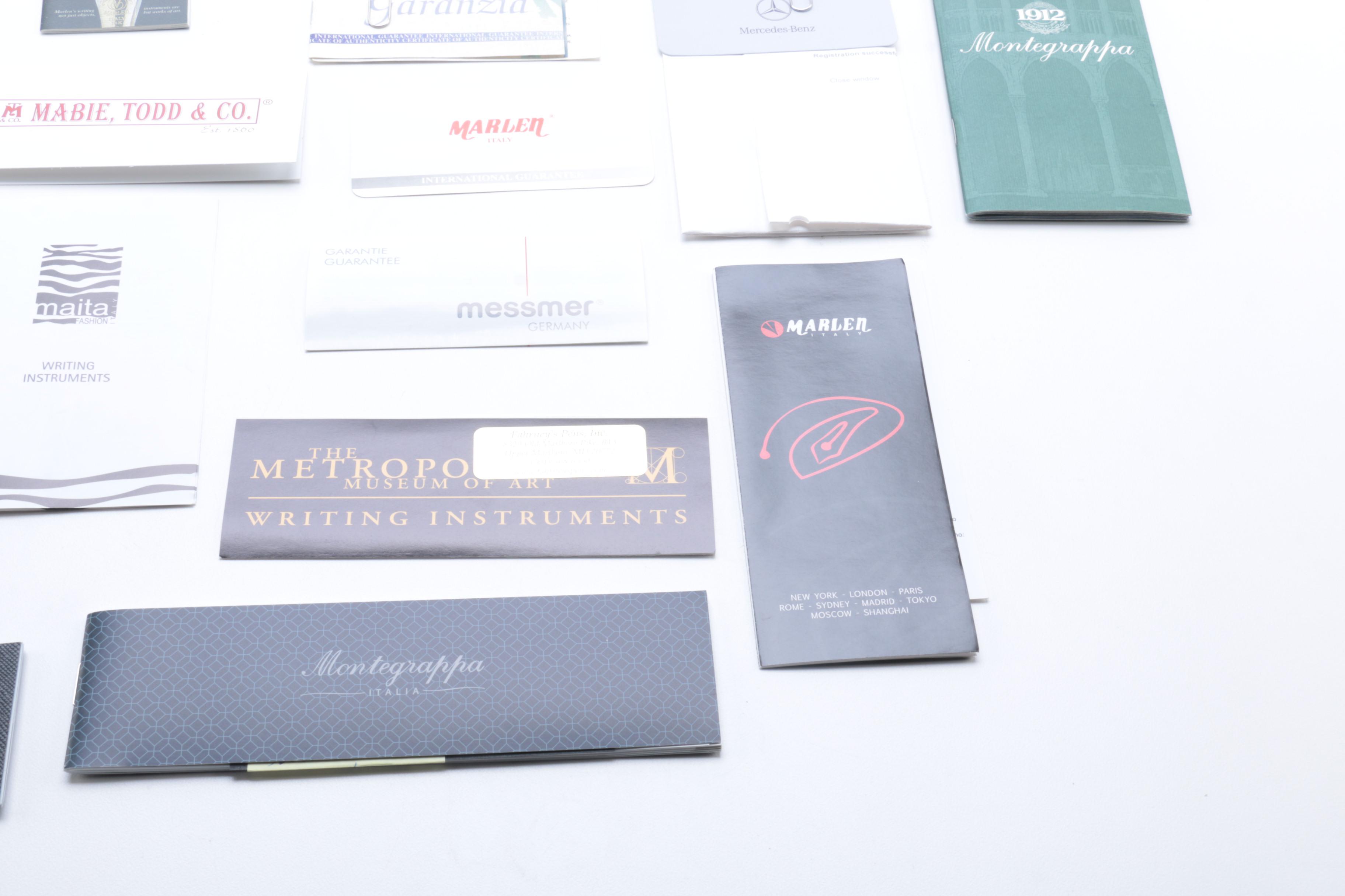 Fountain Pens Including Montegrappa