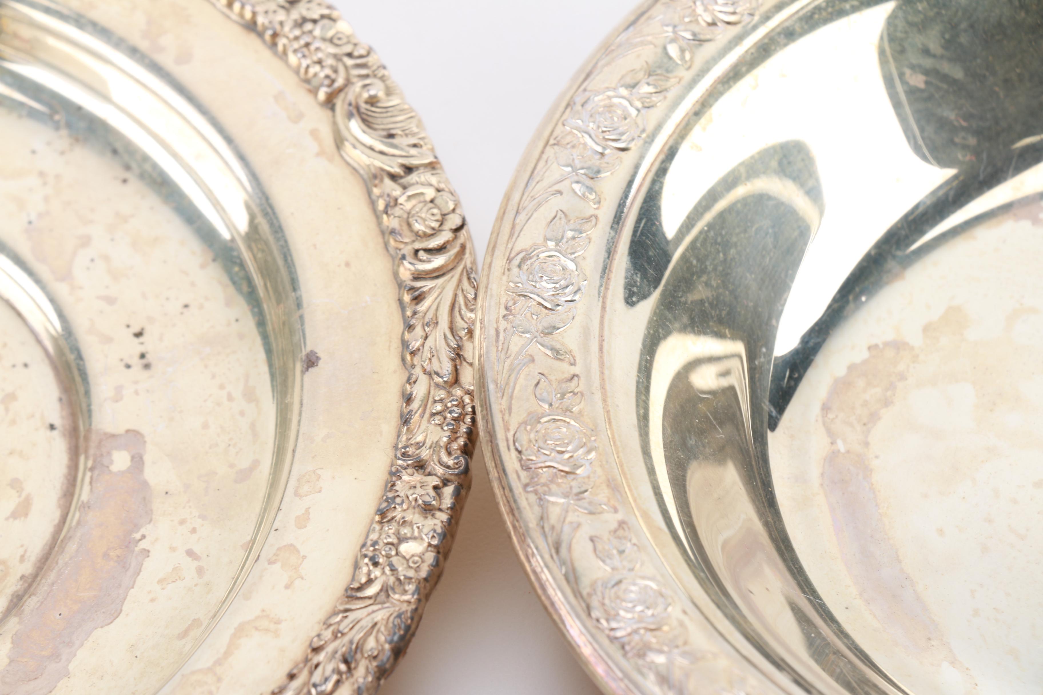 Wilcox Silverplate Co."New Beverly Manor" Bowl and Other Silver Plate Servingware