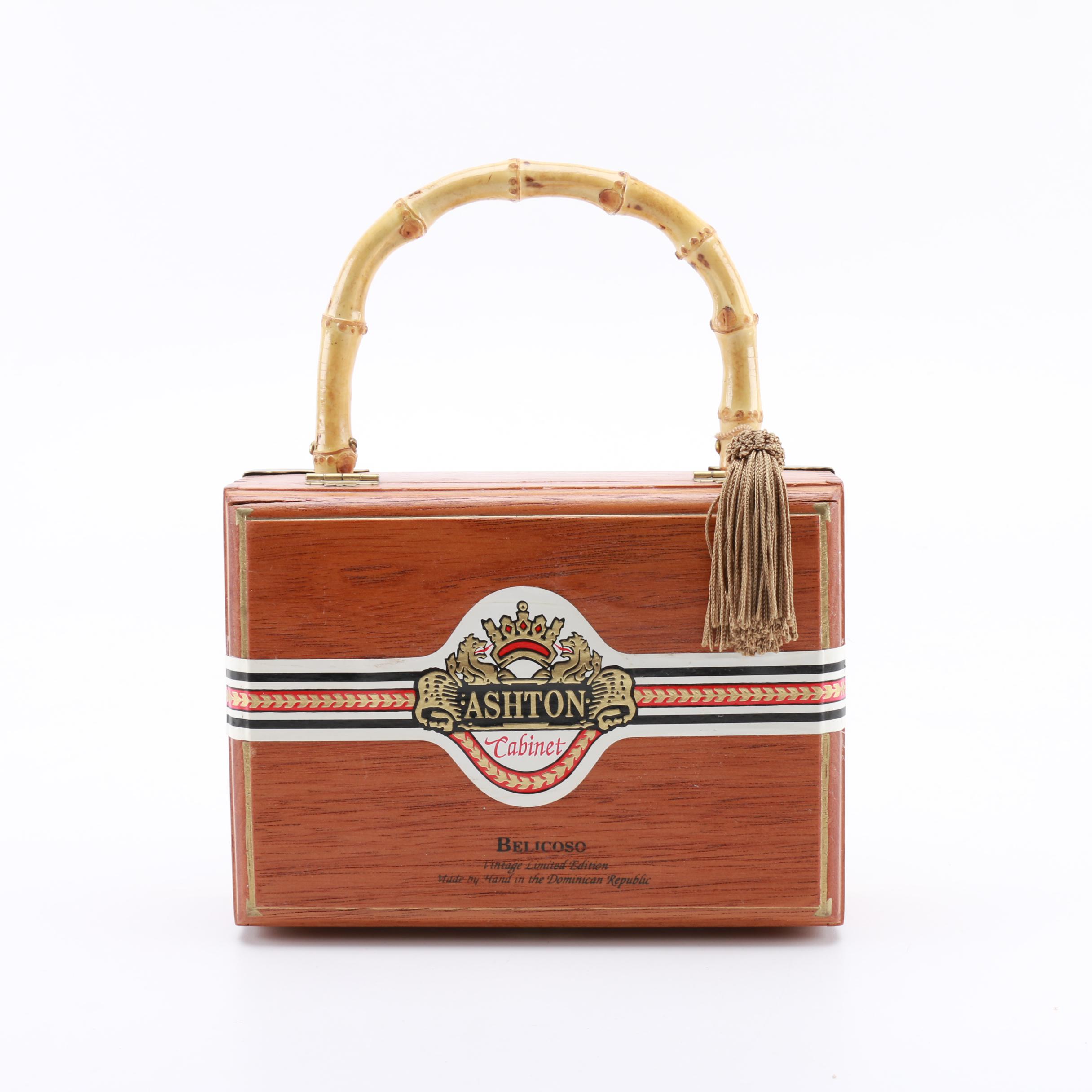 Wooden Cigar Box Purse