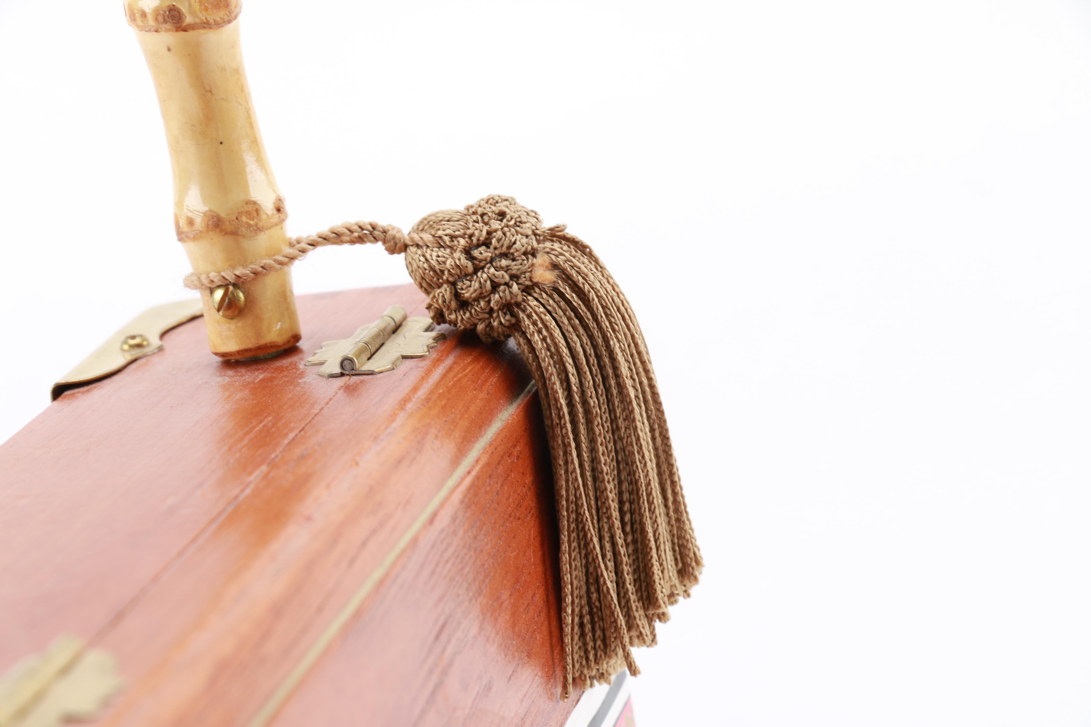 Wooden Cigar Box Purse