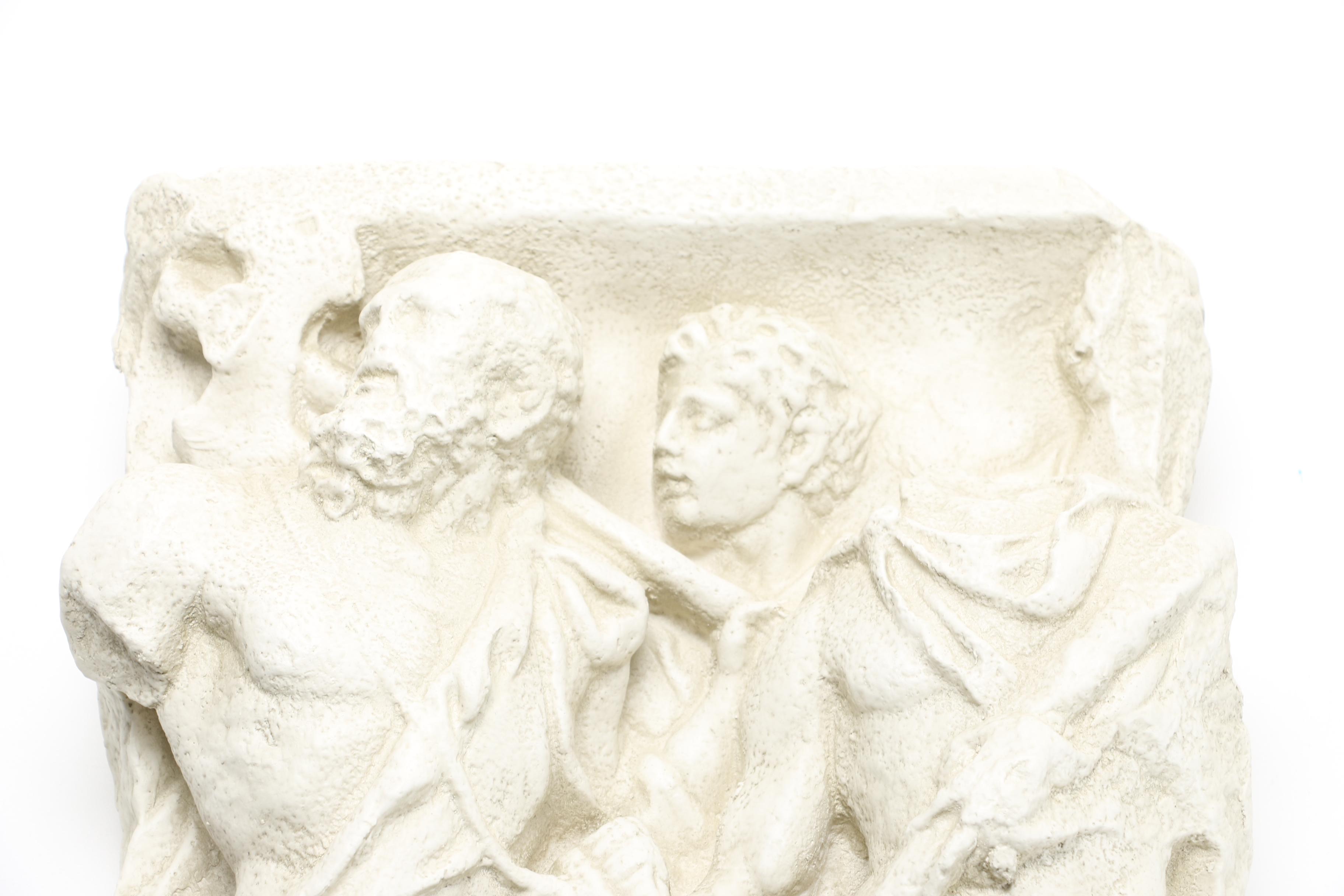 Reproduction Classical Style Bas Relief Battle Scene