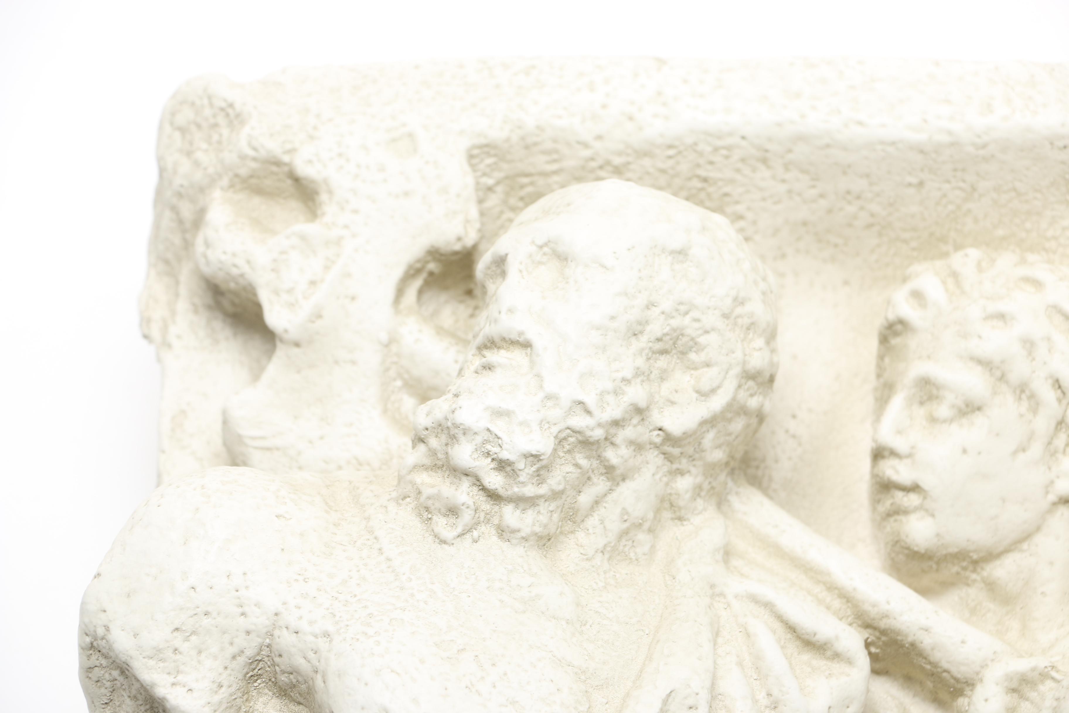 Reproduction Classical Style Bas Relief Battle Scene