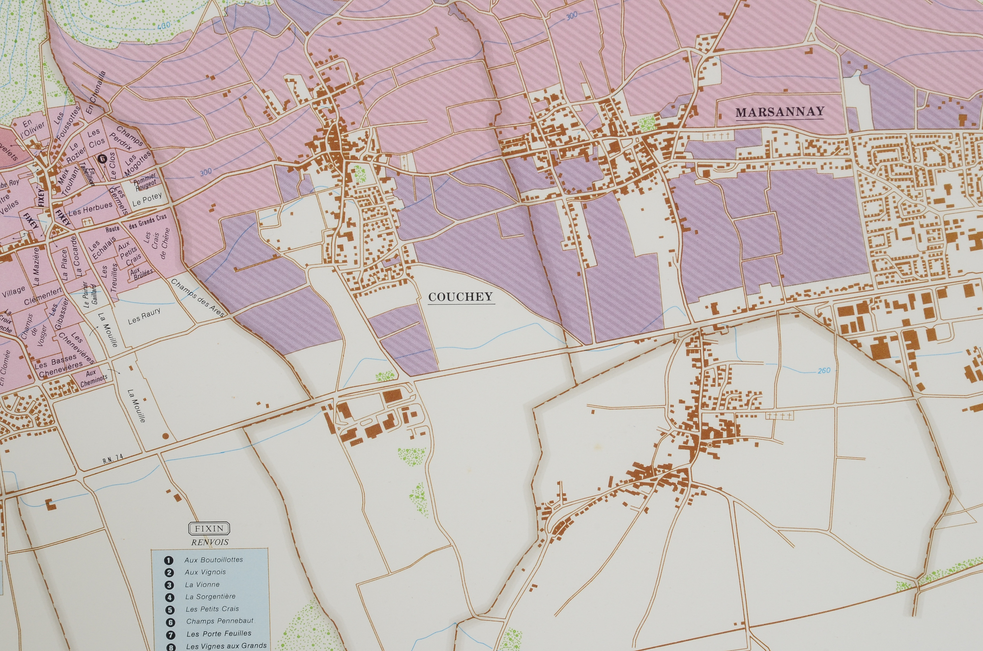 Two Wine Atlas Maps of Côte de Beaune & Côte de Nuits