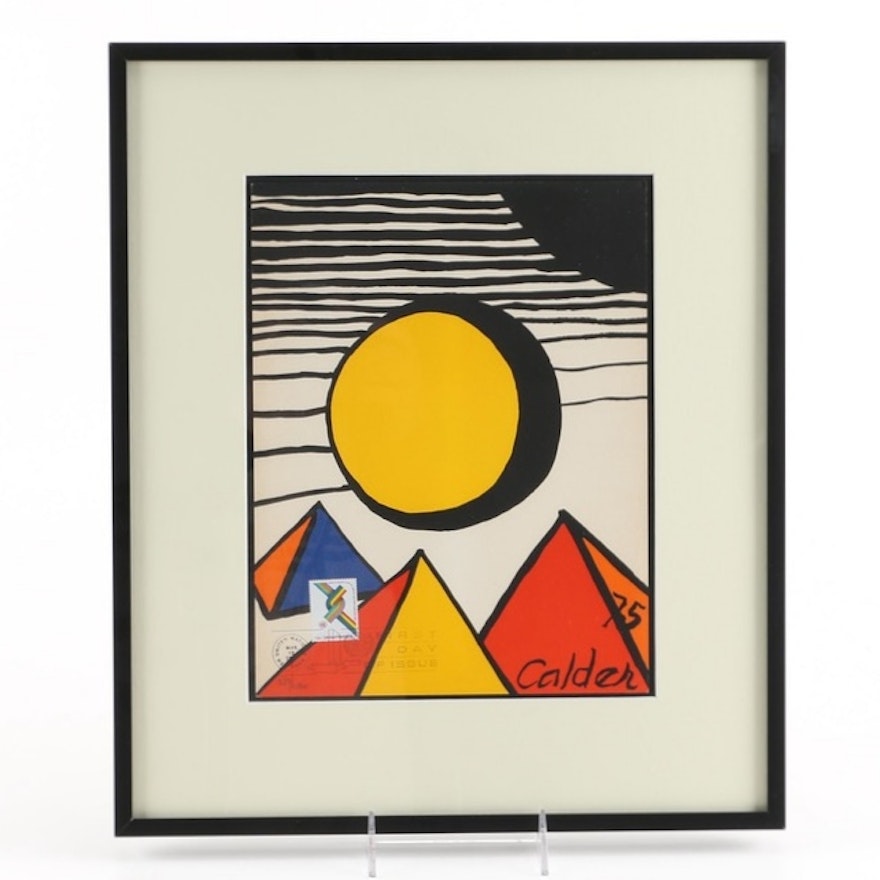 Alexander Calder Limited Edition Lithograph for WFUNA Anniversary