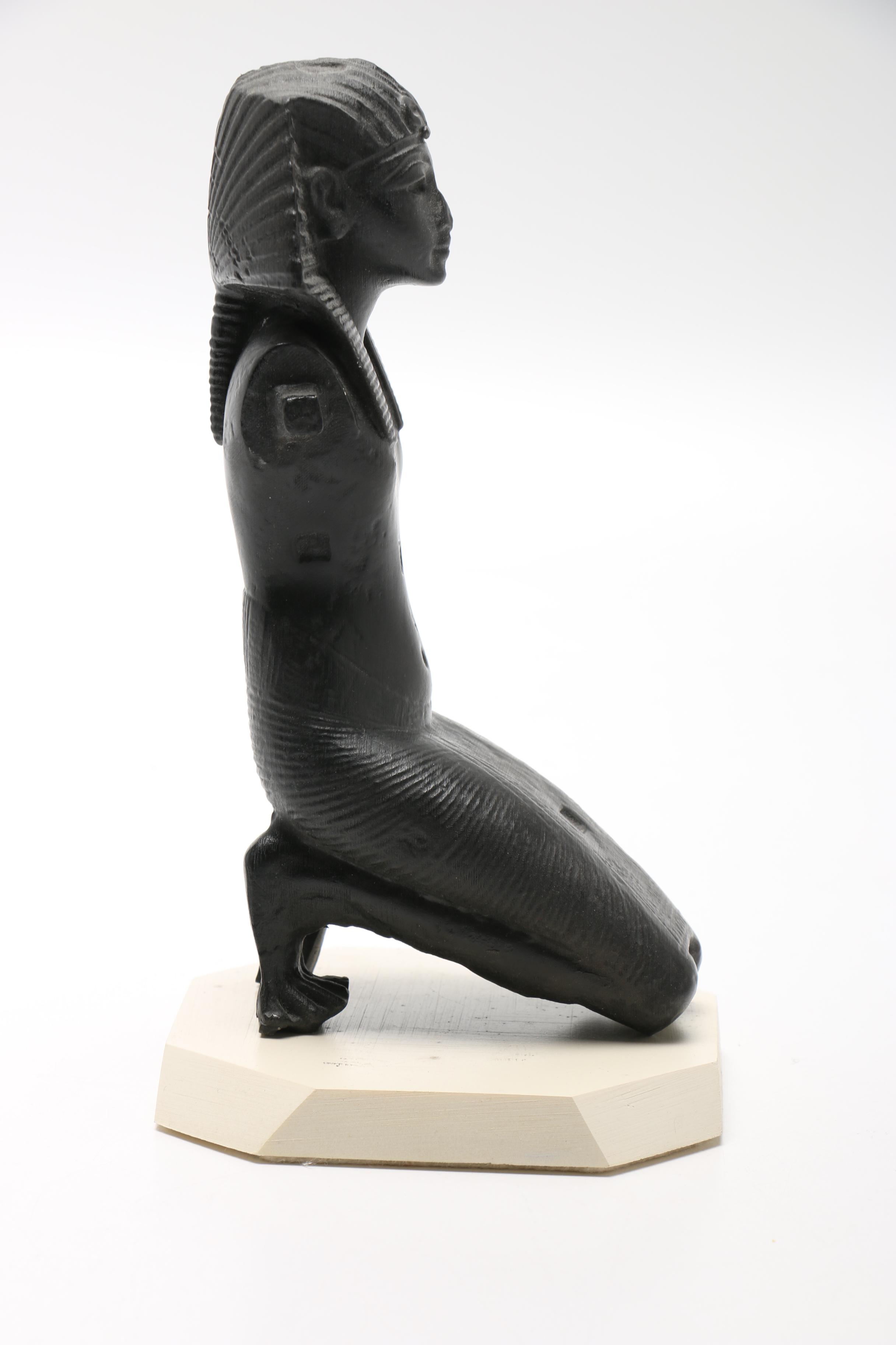 Reproduction Sculpture of a Kneeling Pharaoh