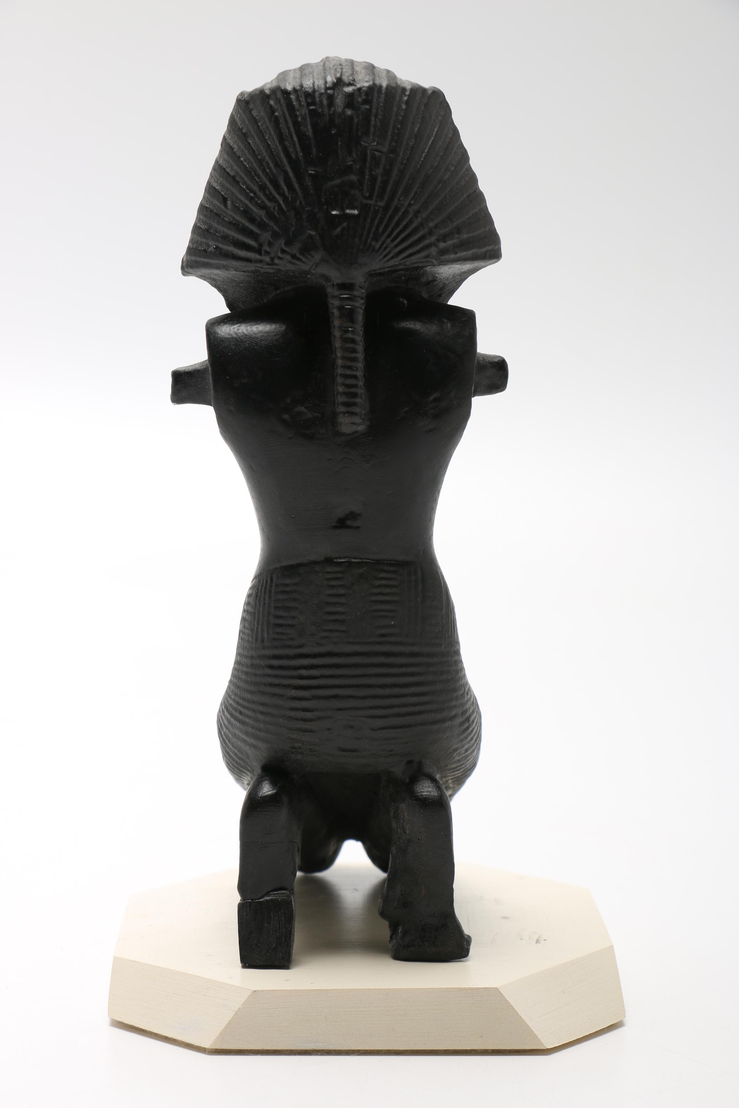 Reproduction Sculpture of a Kneeling Pharaoh