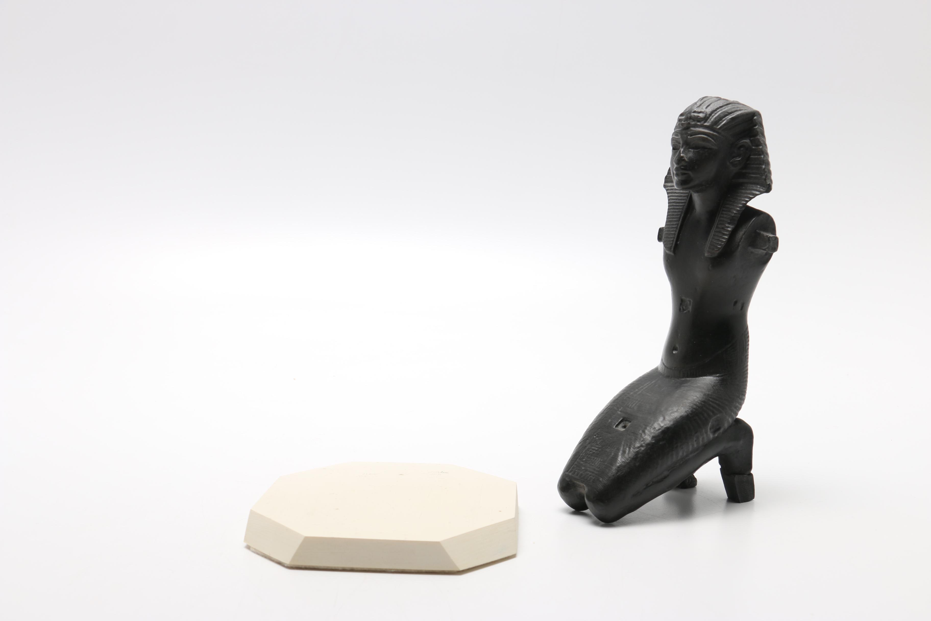 Reproduction Sculpture of a Kneeling Pharaoh