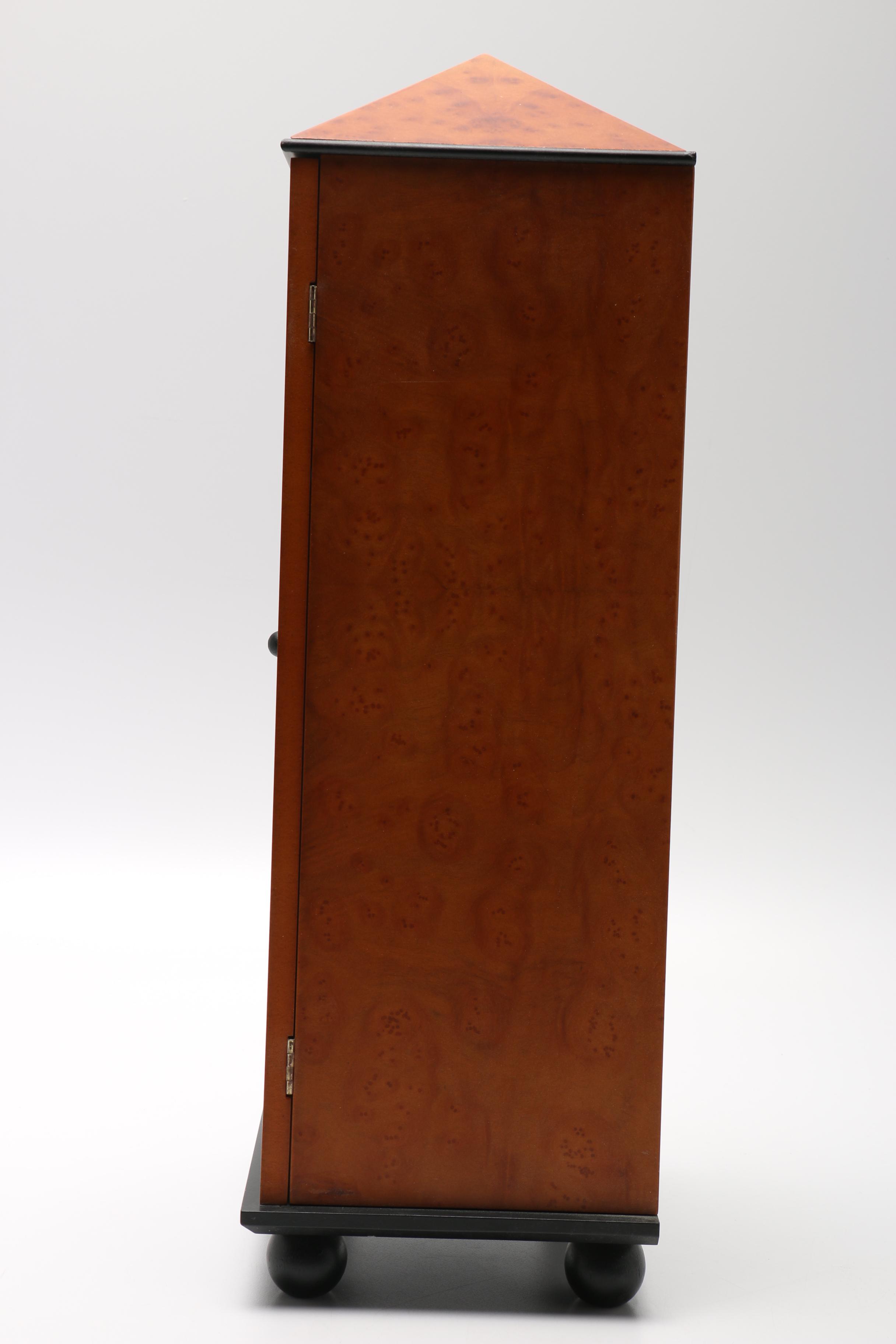 Wood Obelisk Display Case