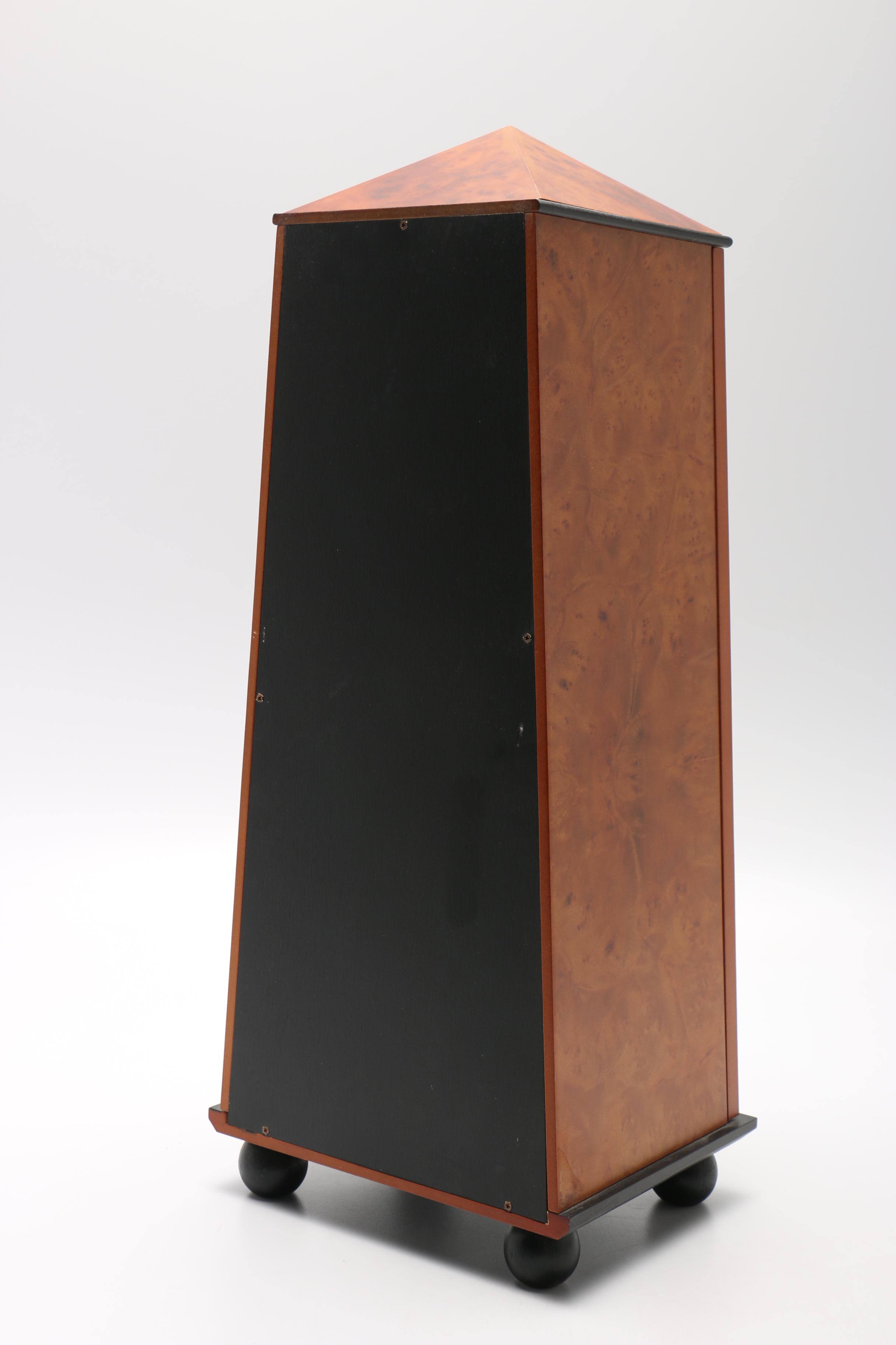 Wood Obelisk Display Case
