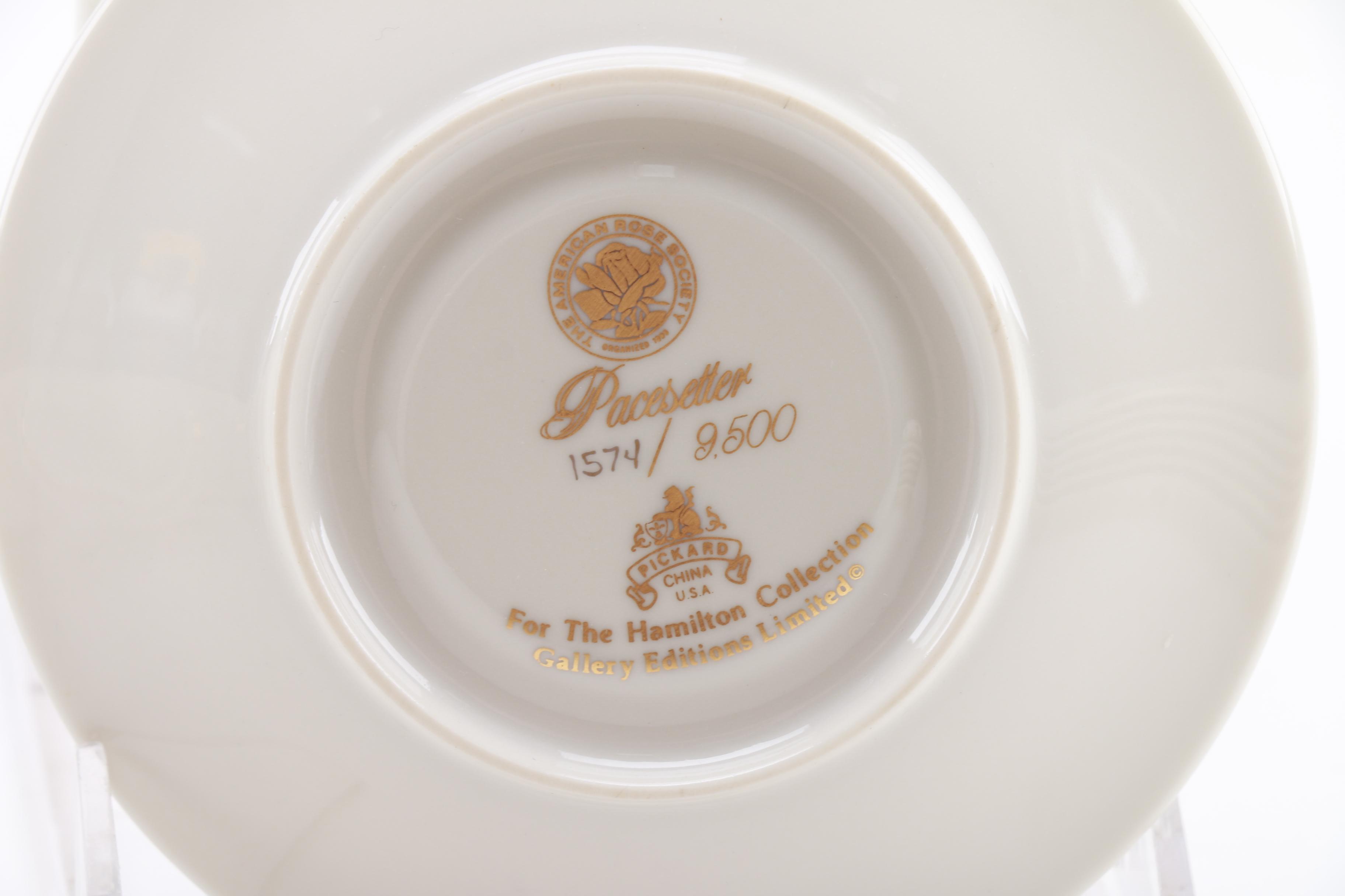 Pickard China Teacups and Saucers