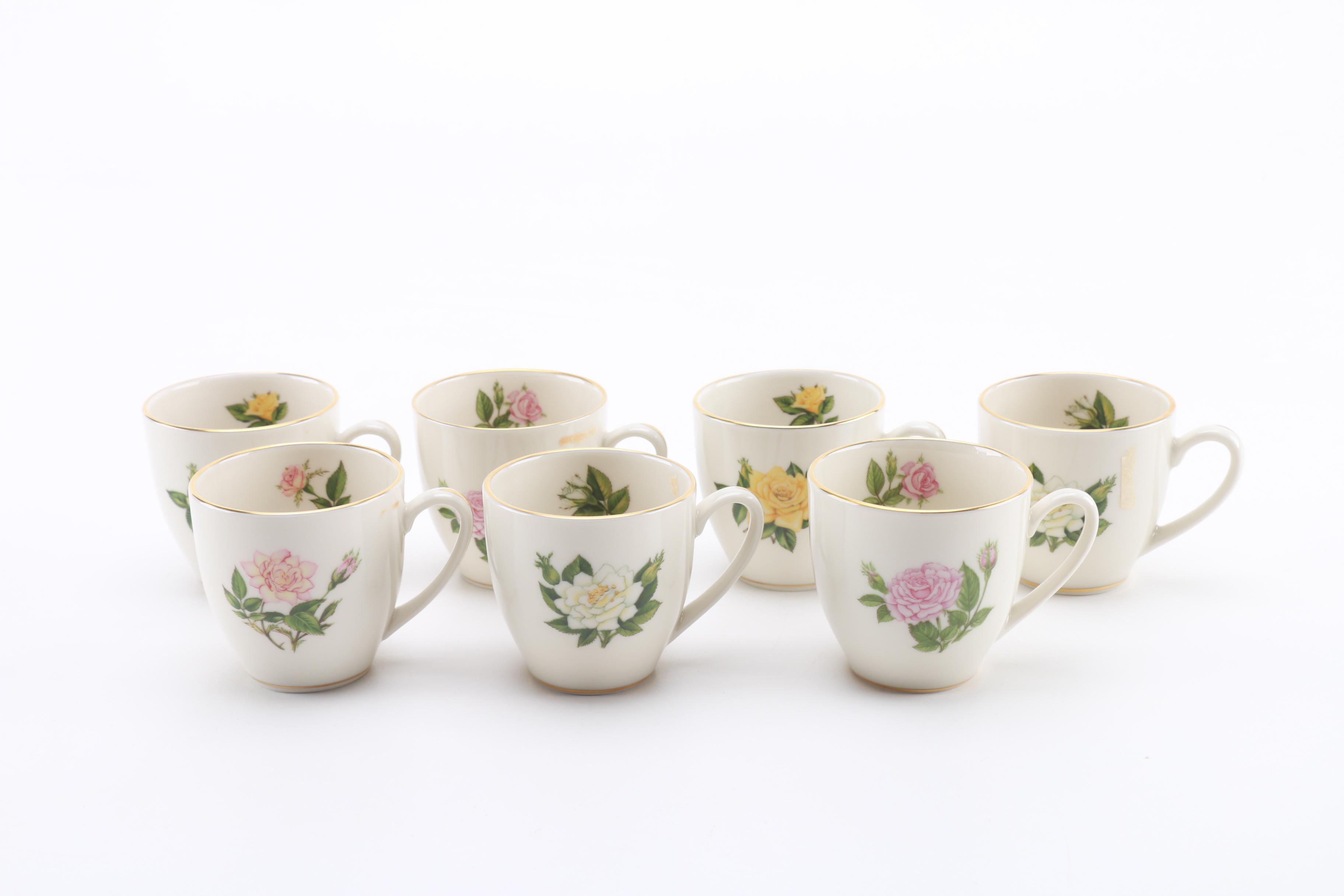 Pickard China Teacups and Saucers