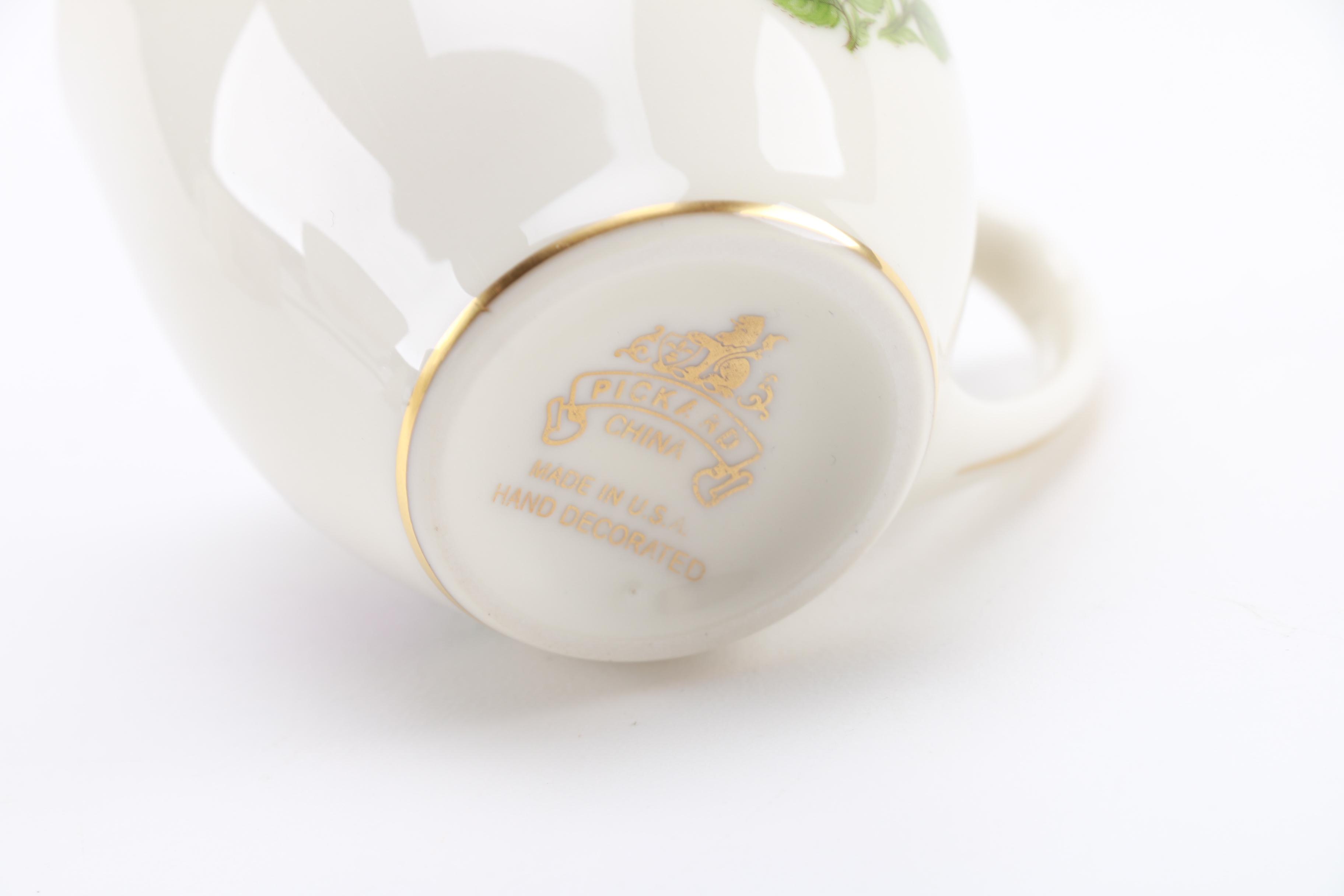 Pickard China Teacups and Saucers