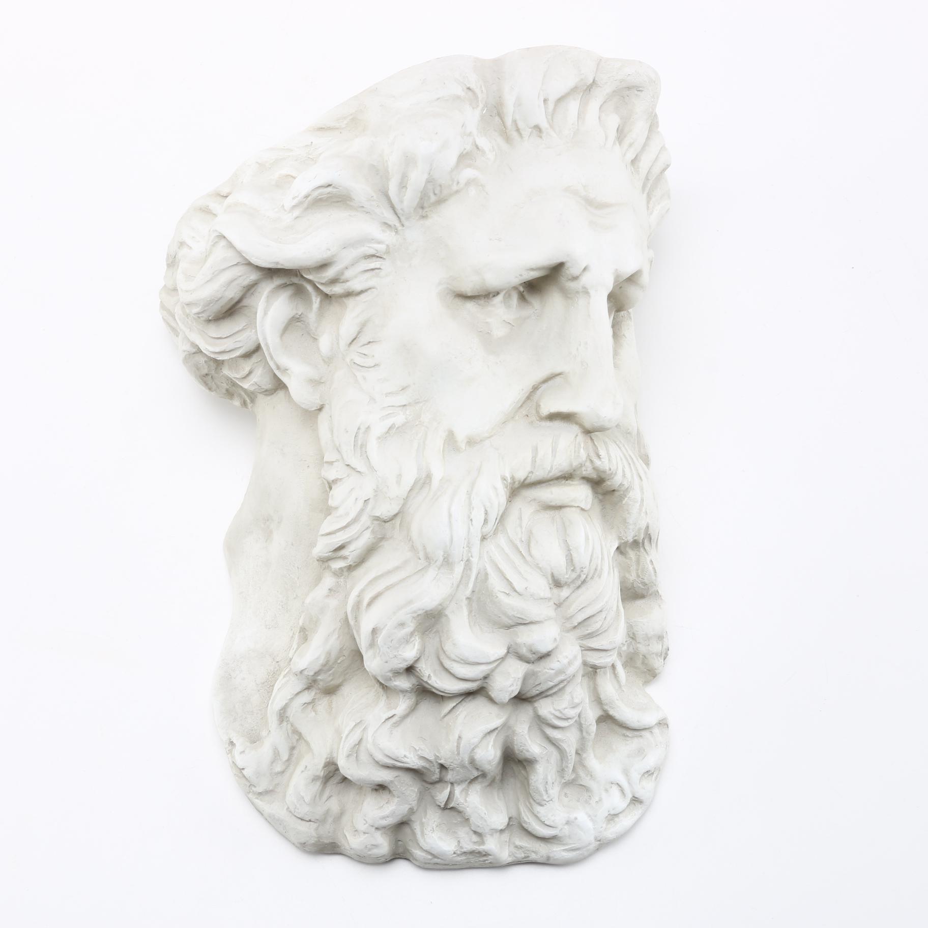 Design Toscano Reproduction Bust of Neptune Wall Decor