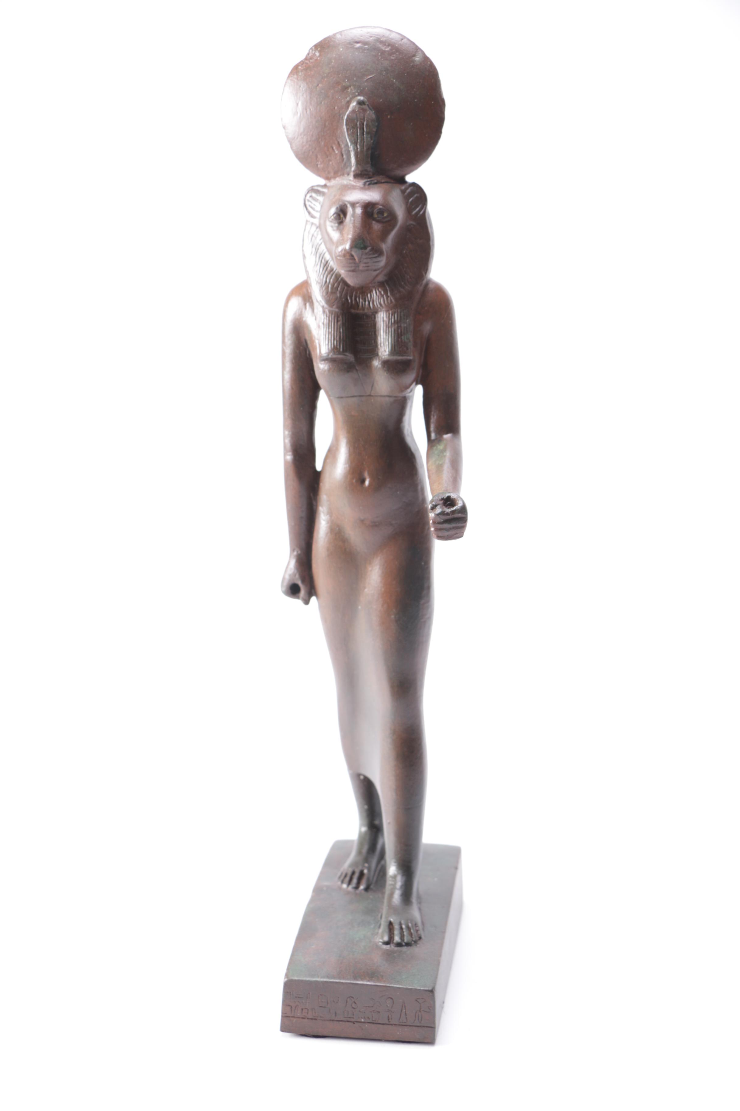 Metropolitan Museum of Art Reproduction Egyptian Lion Goddess